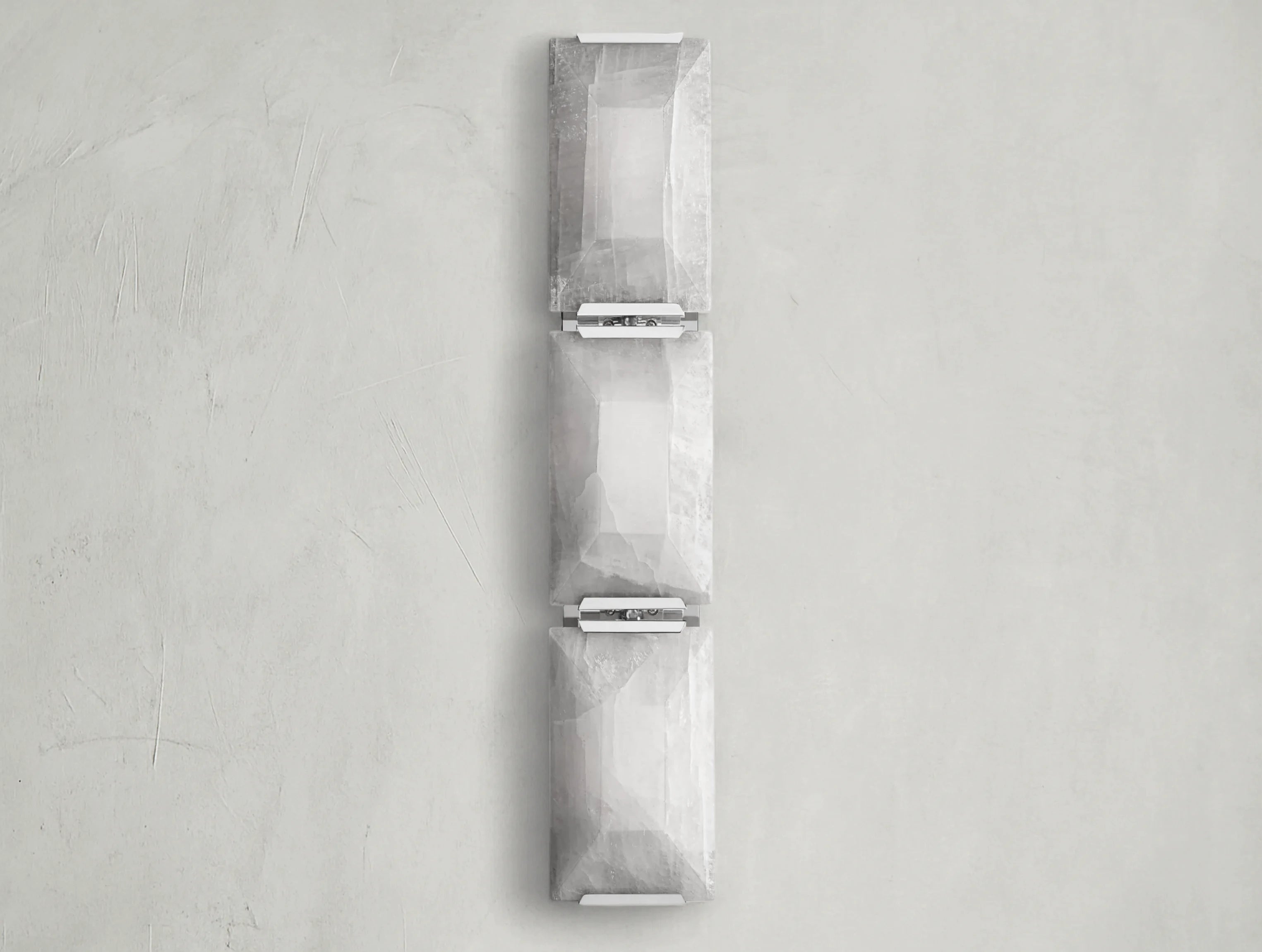 Valonne Calcite Triple Sconce