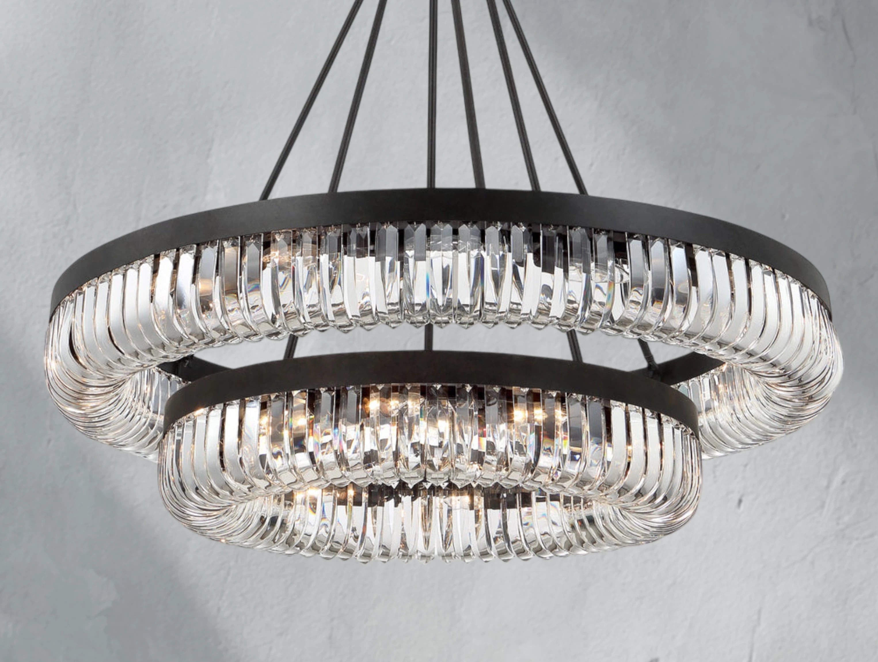 Schlery Two-Tier Round Chandelier