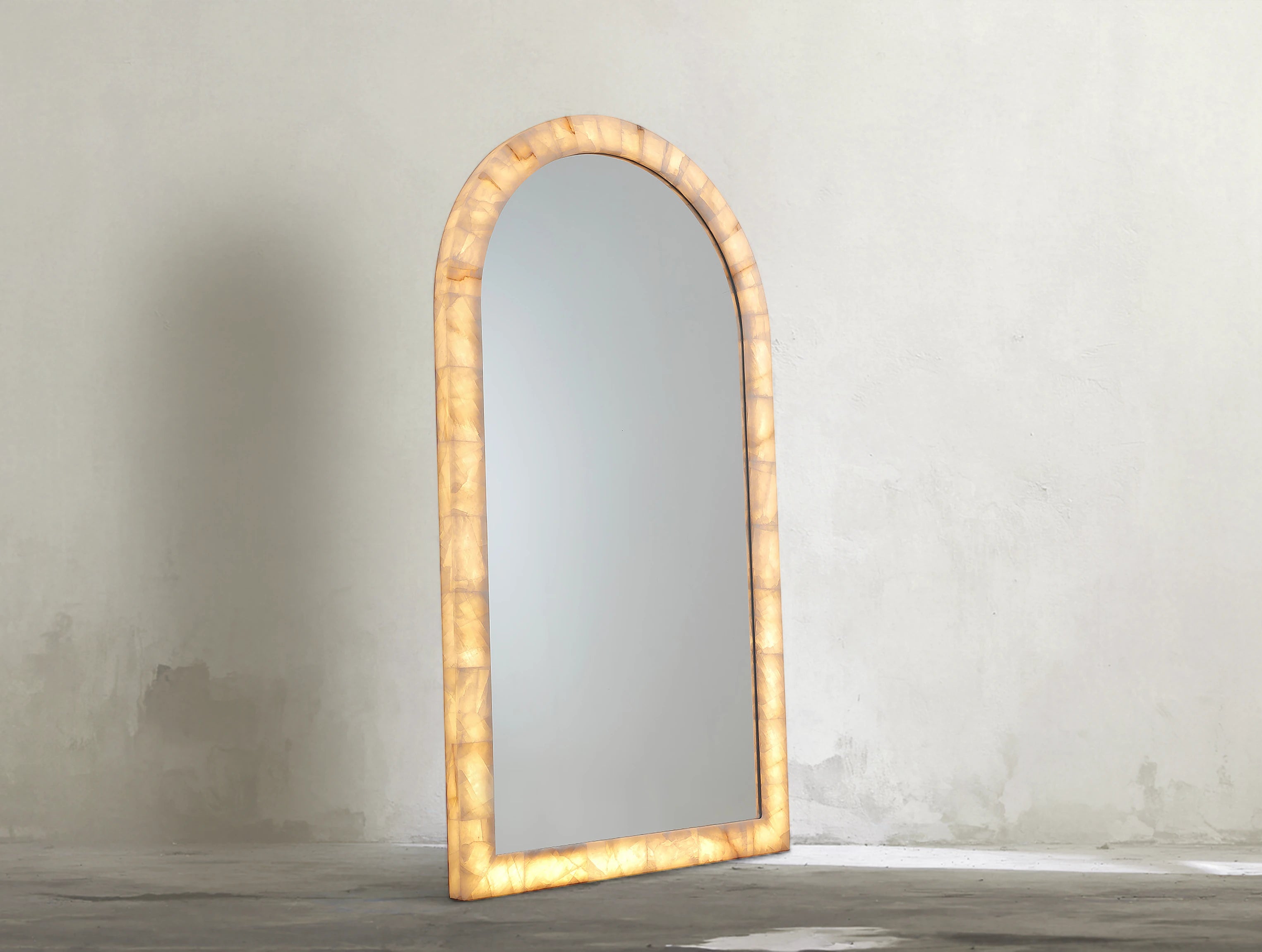 Hamary Calista Round Floor Mirror