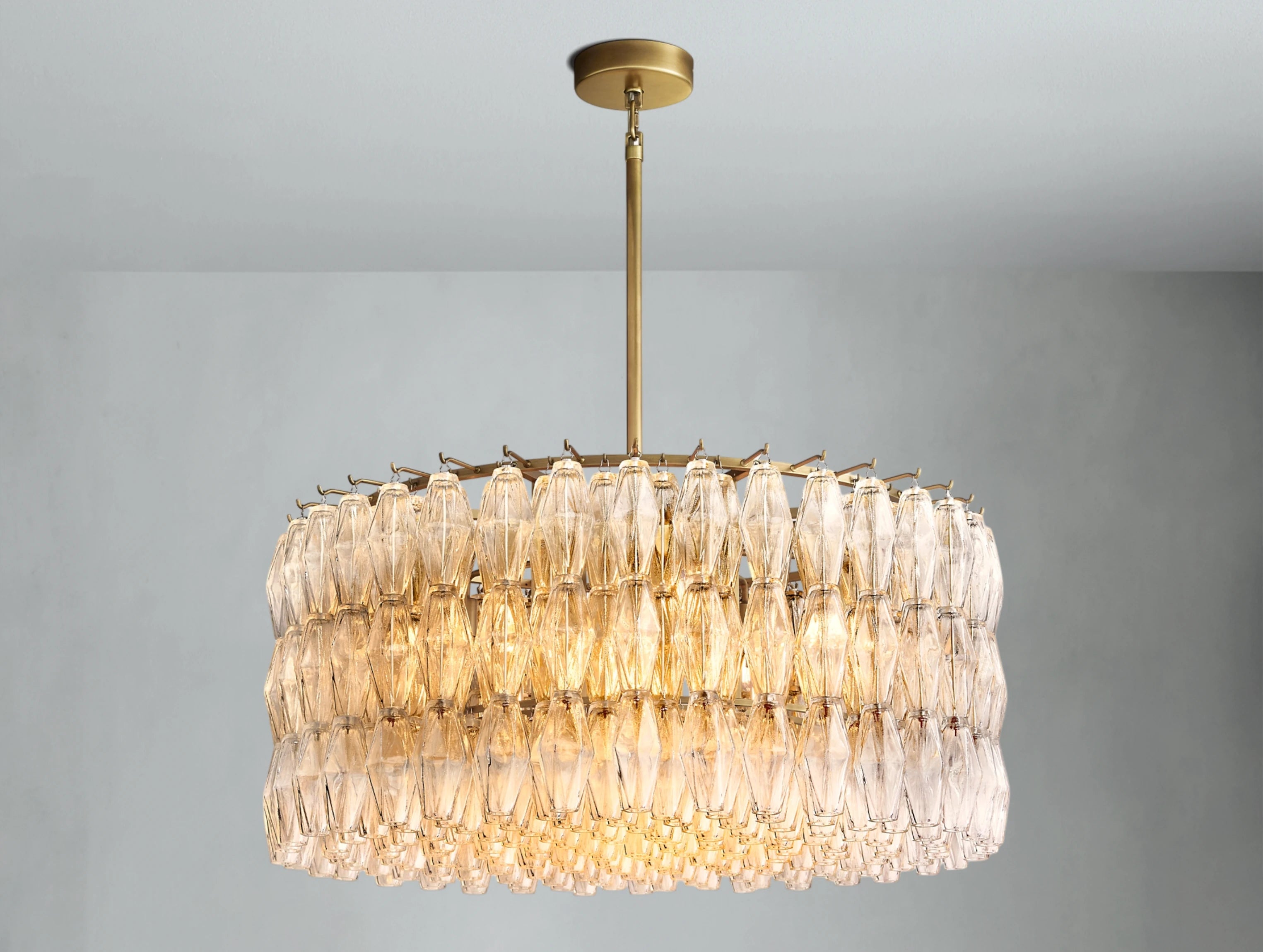 Jayara Glass Round Chandelier