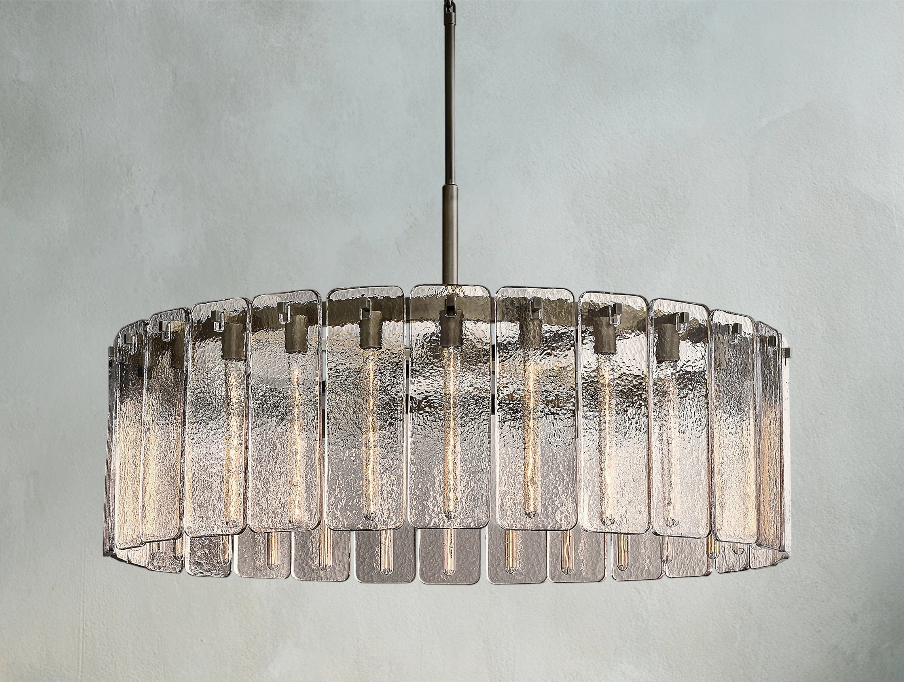 Karamit Glass Round Chandelier