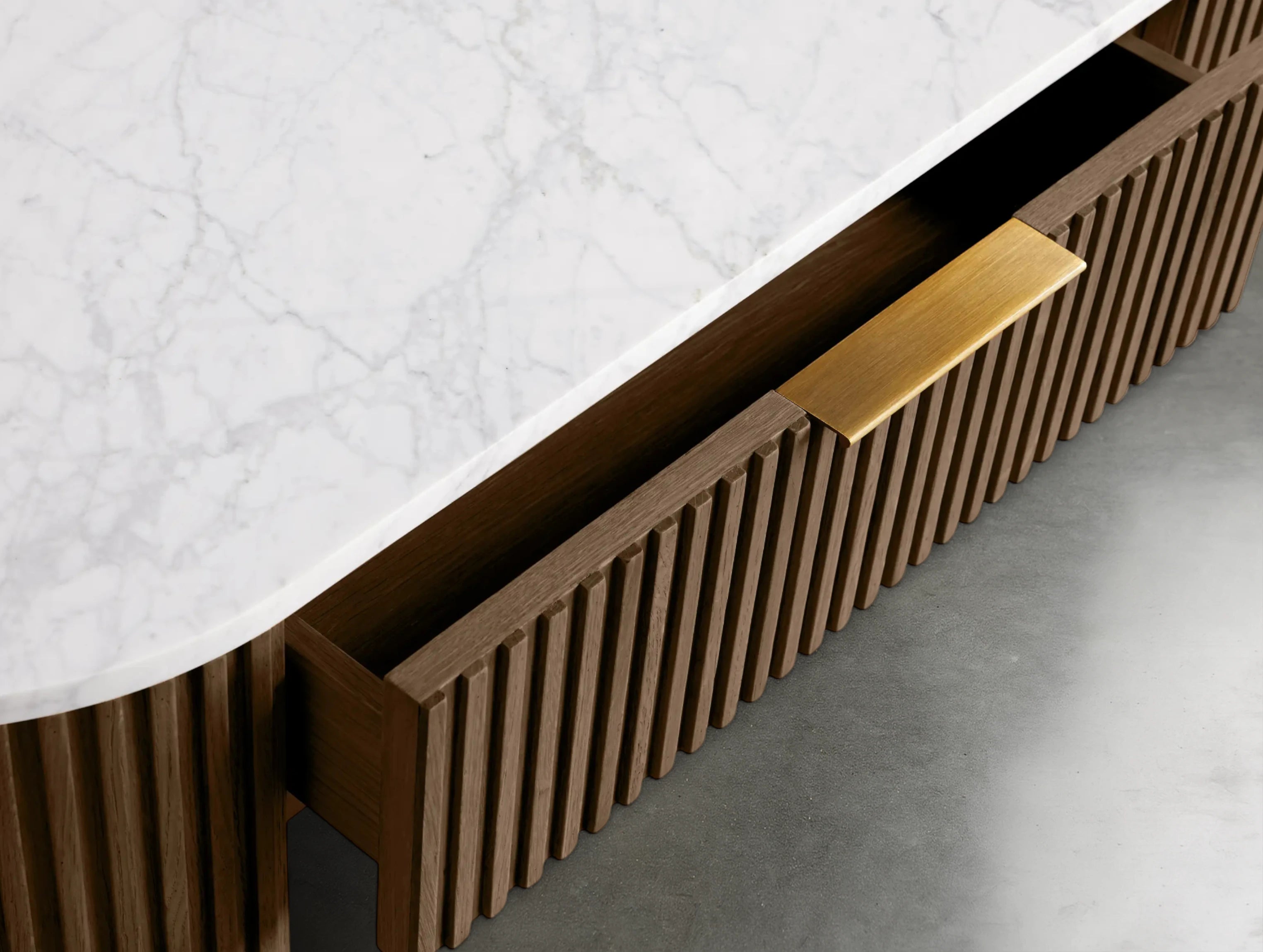 Rolphin Storage Console Table