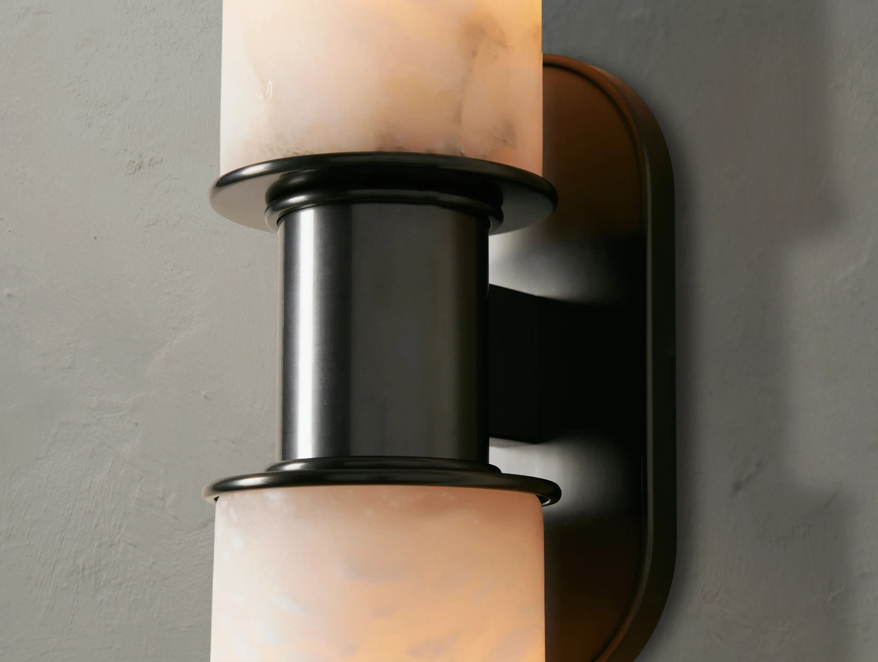 Horlin Double Sconce in Alabaster