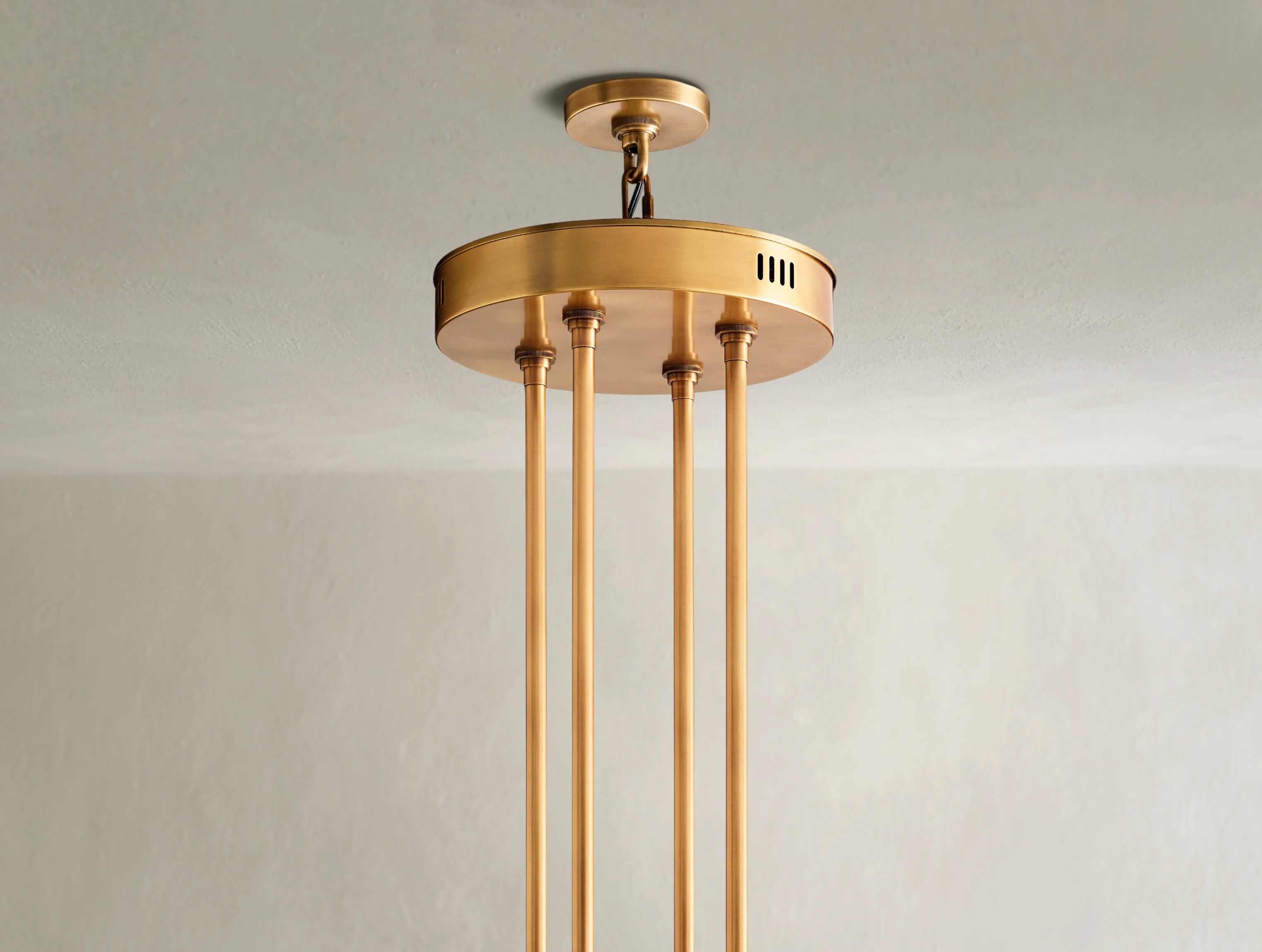 Gearra LED Round Two-Tier Chandelier