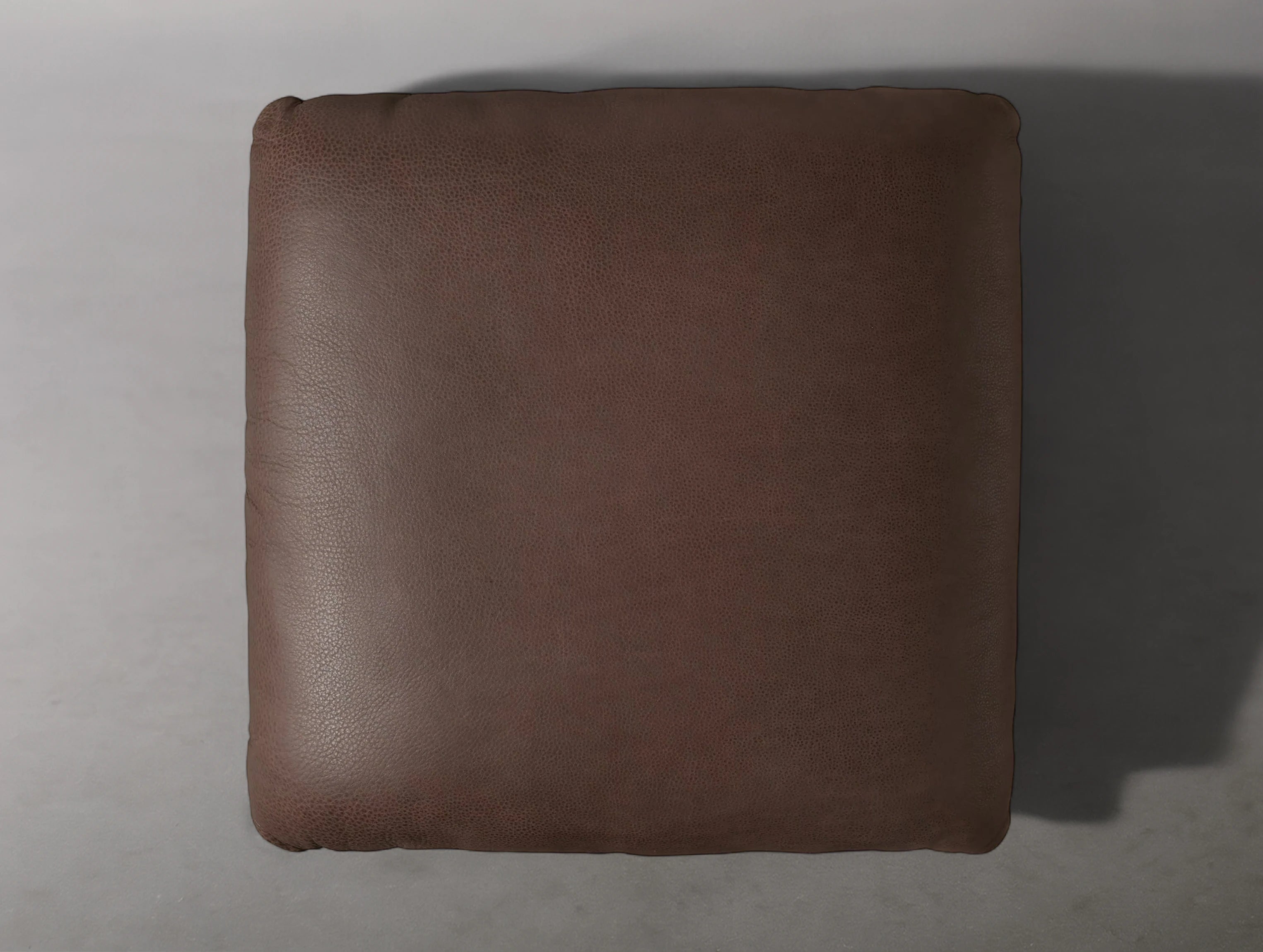 Deniel Leather Ottoman