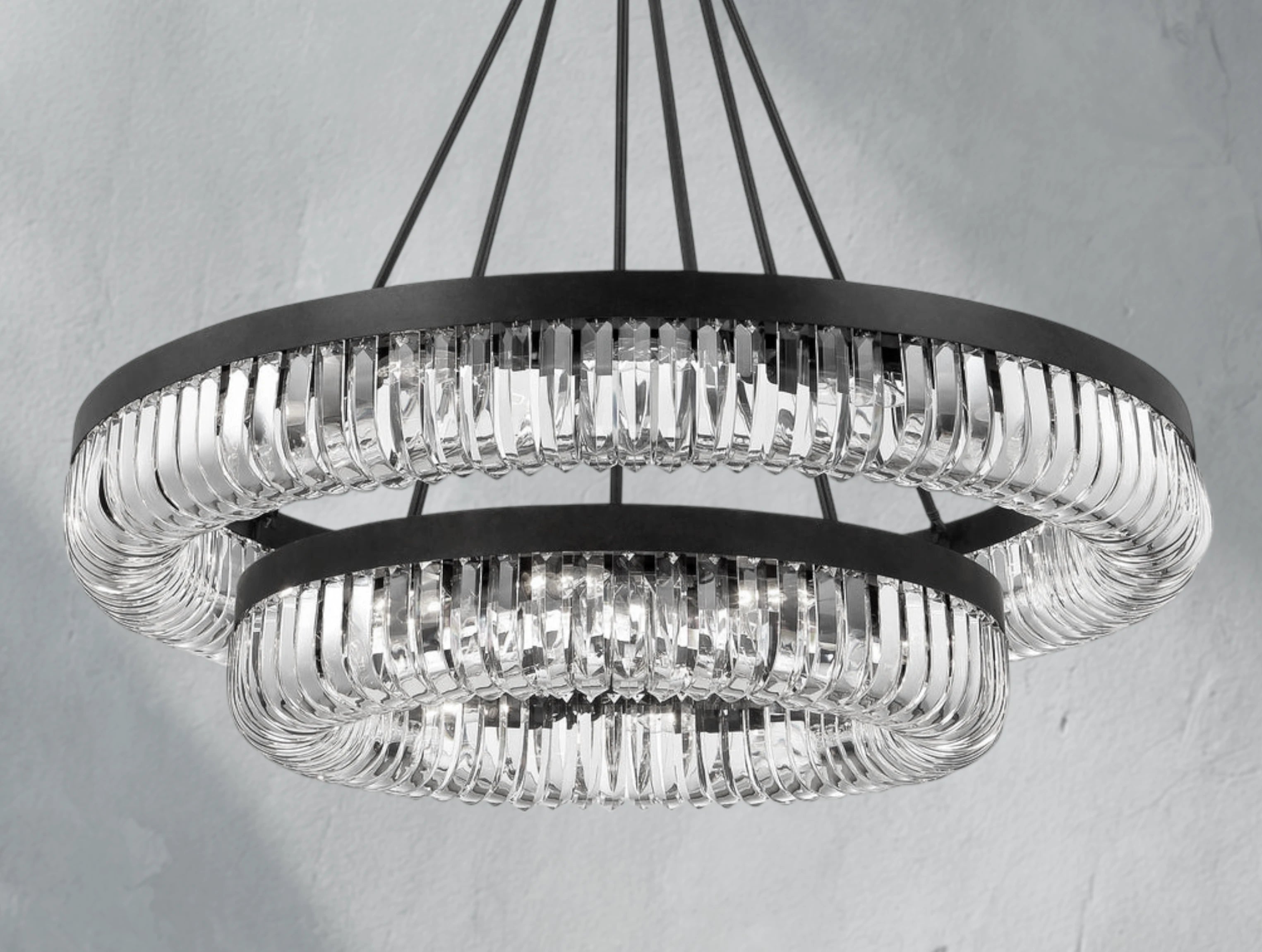 Schlery Two-Tier Round Chandelier