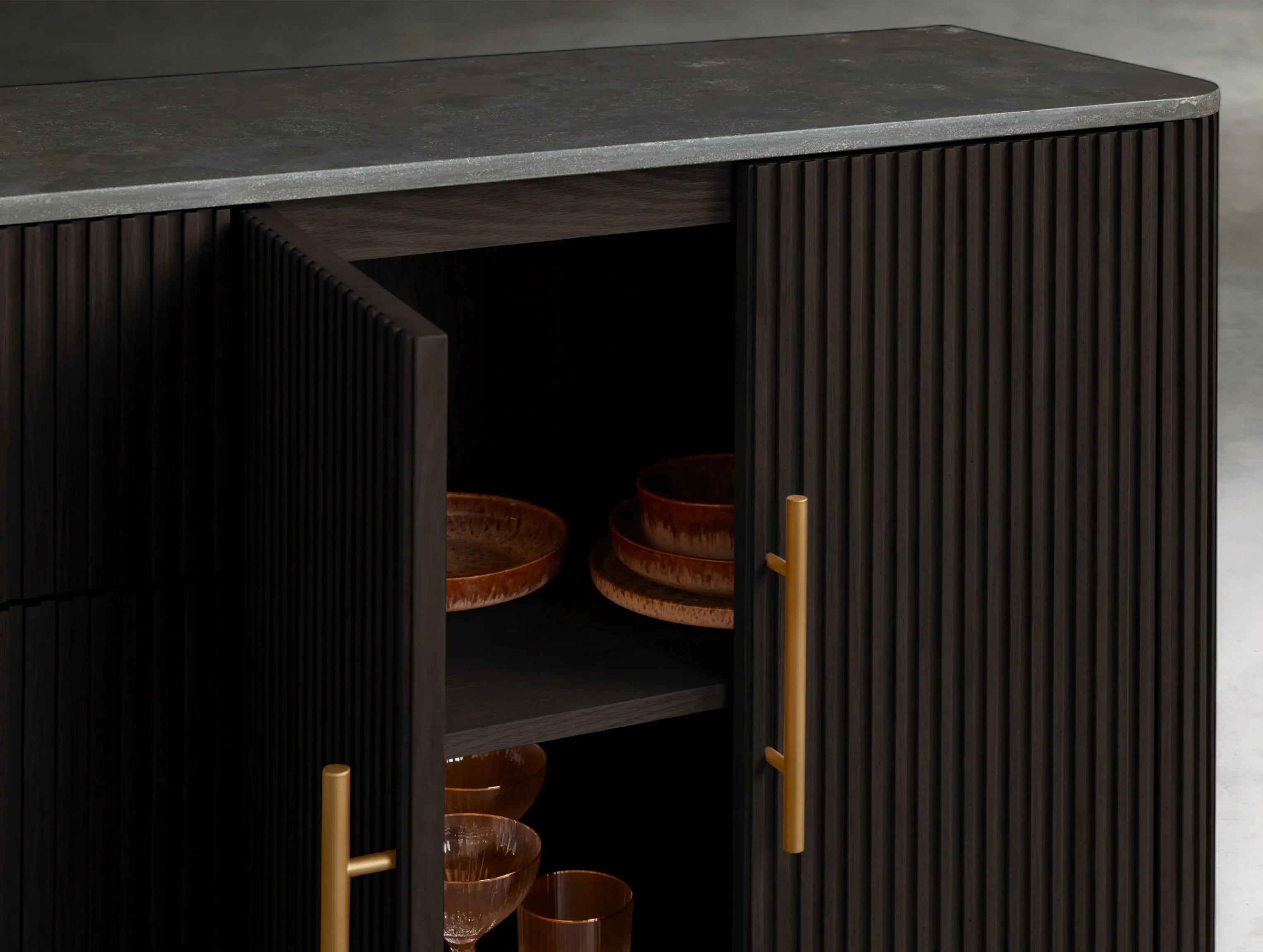 Rolphin Plinth Sideboard with Drawers