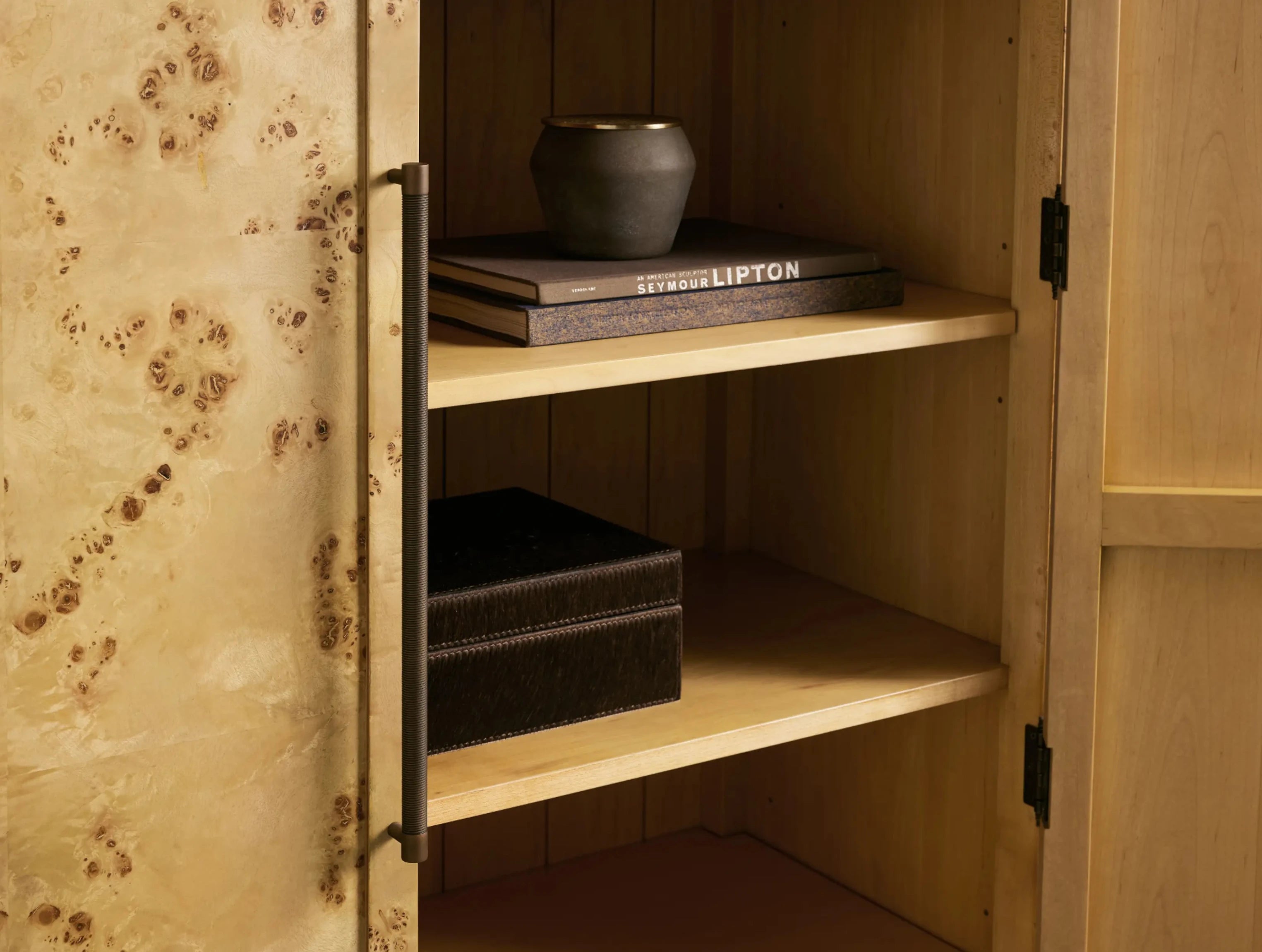 Hottiy Burl Cabinet