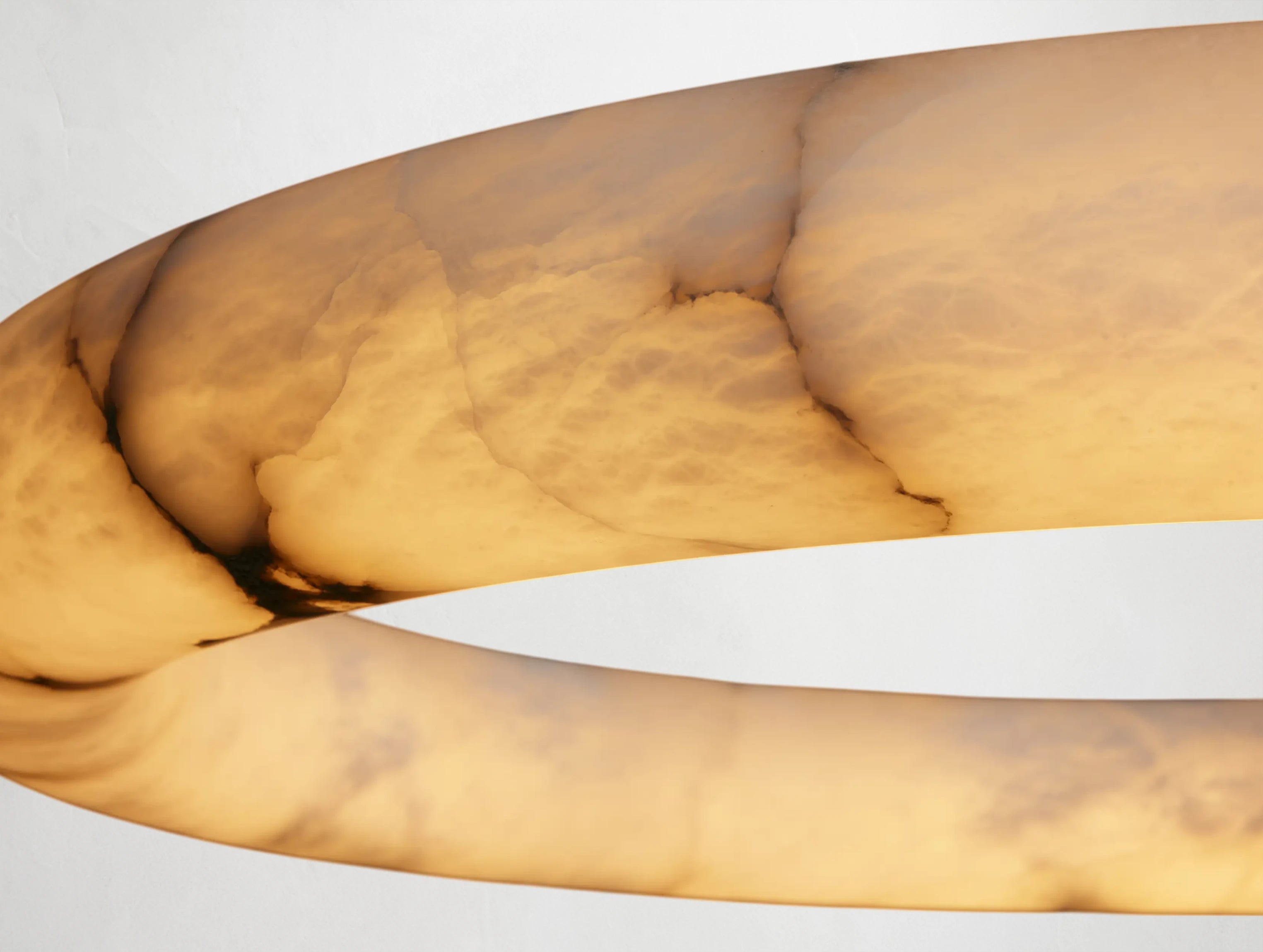 Hamary Round Alabaster Chandelier