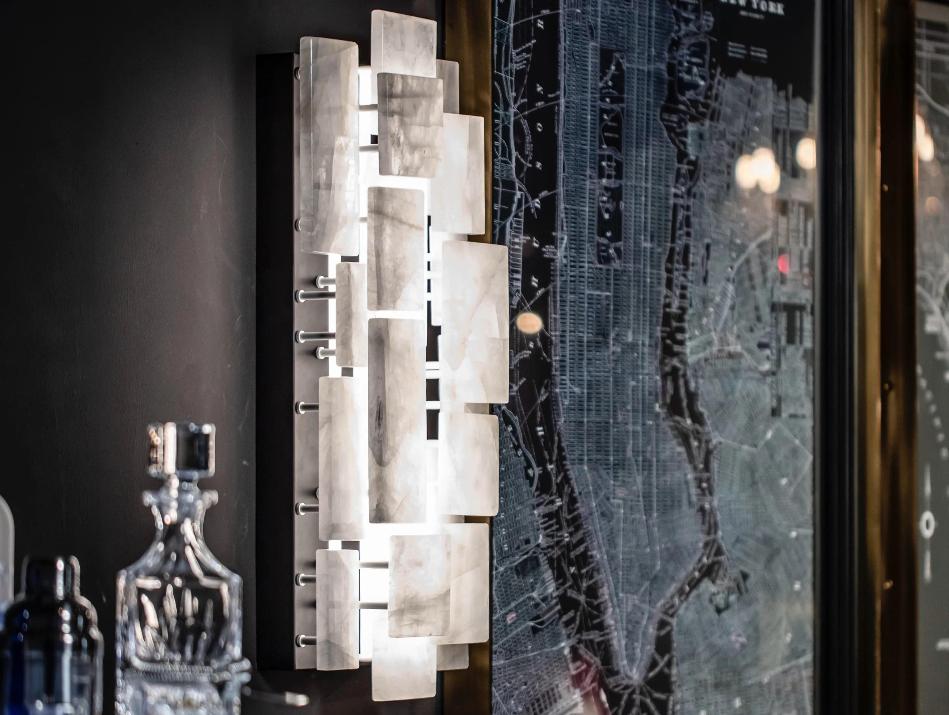 Lustra Calcite Sconce