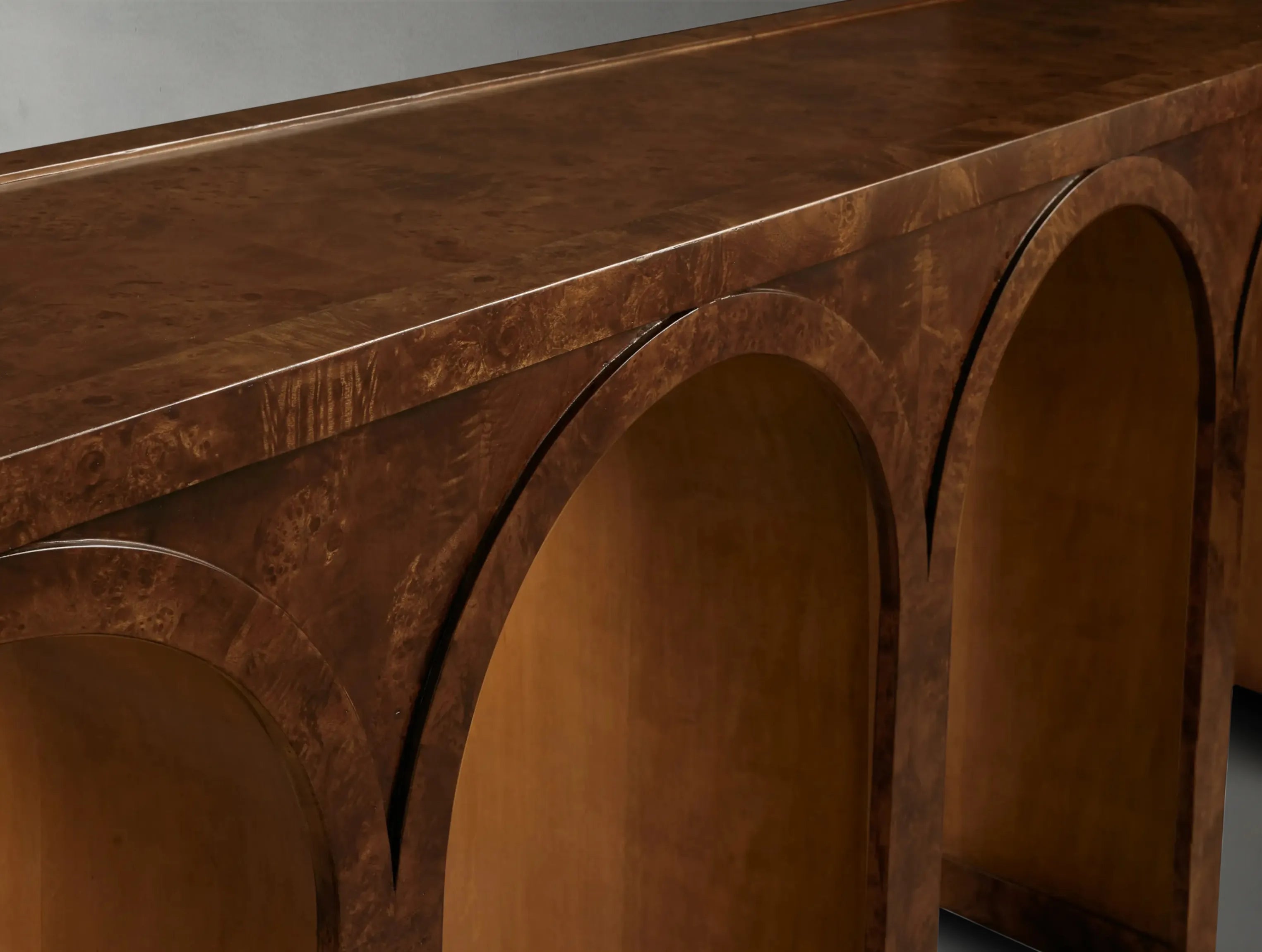 Hottiy Burl Console Table
