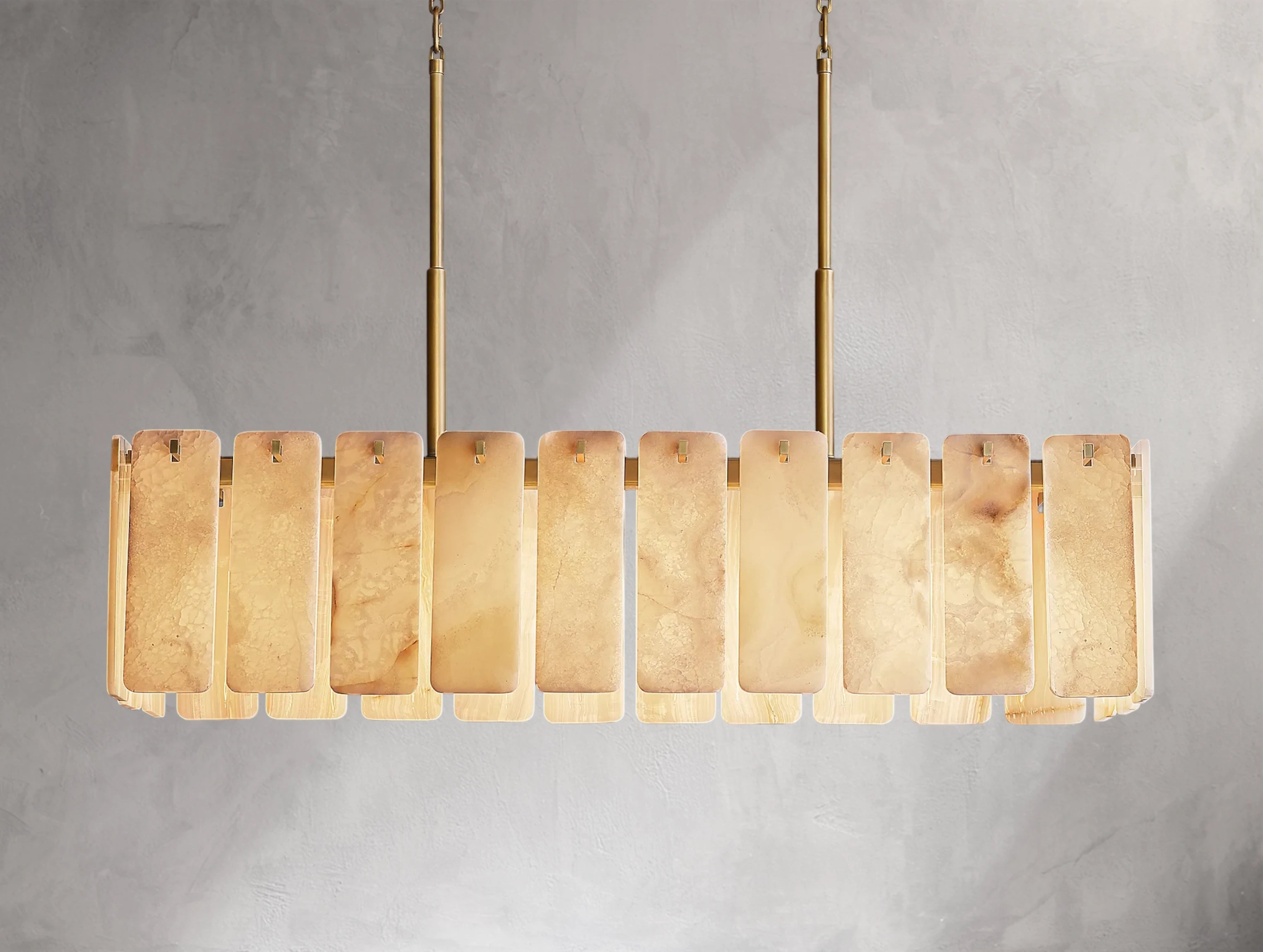 Karamit Onyx Rectangular Chandelier