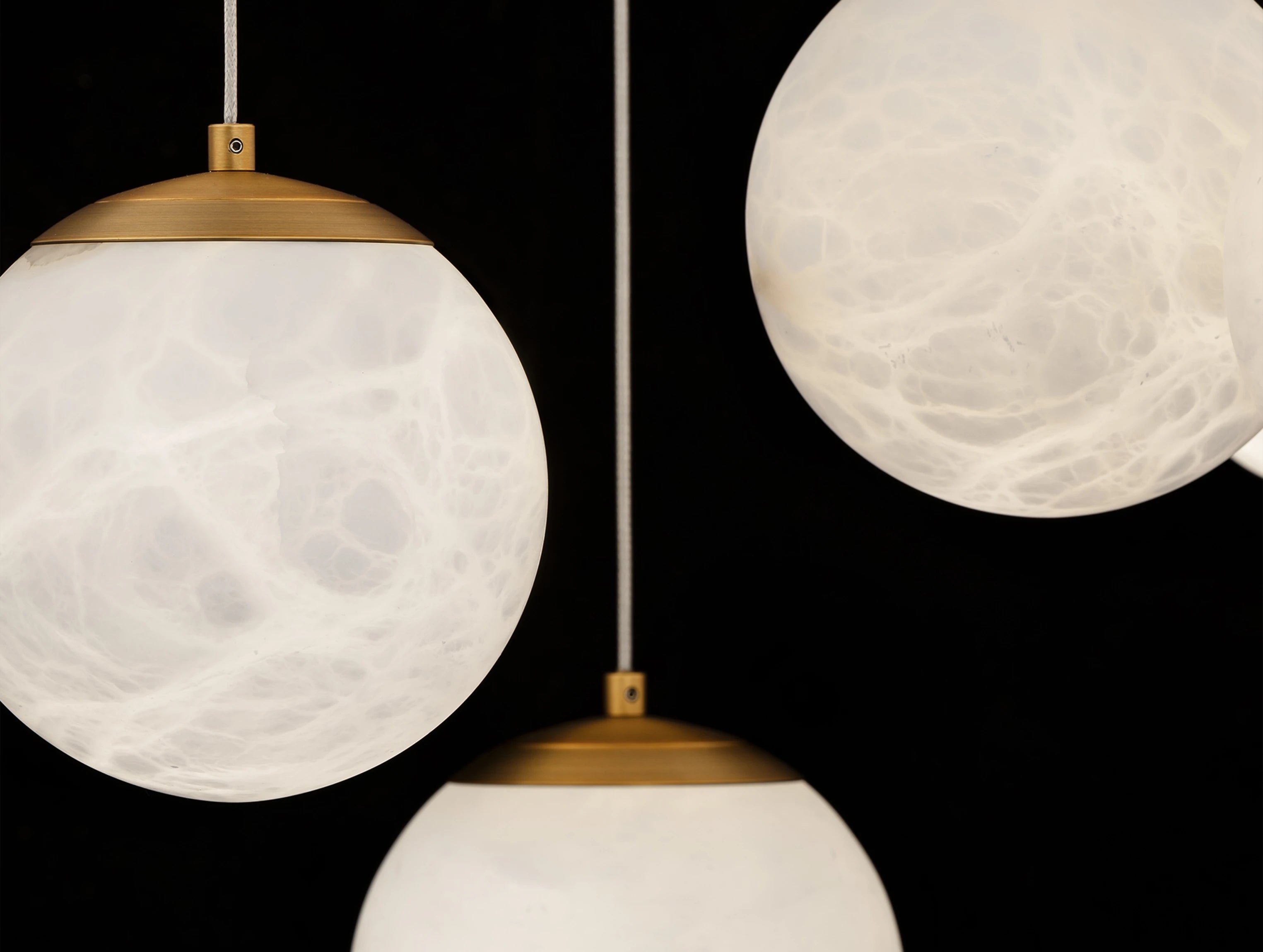 Alien Alabaster Square Chandelier