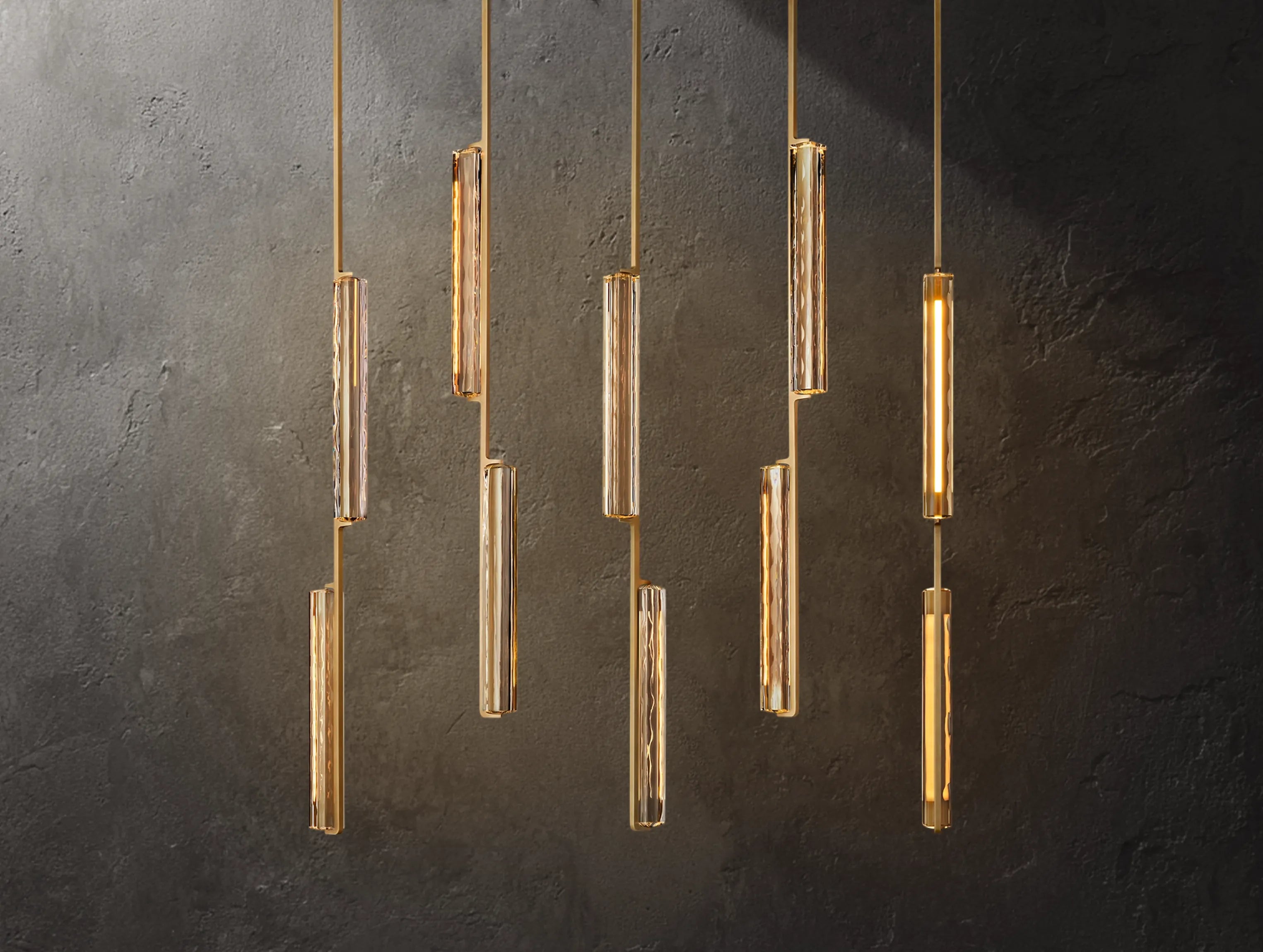 Ardubon Crystal Linear Chandelier