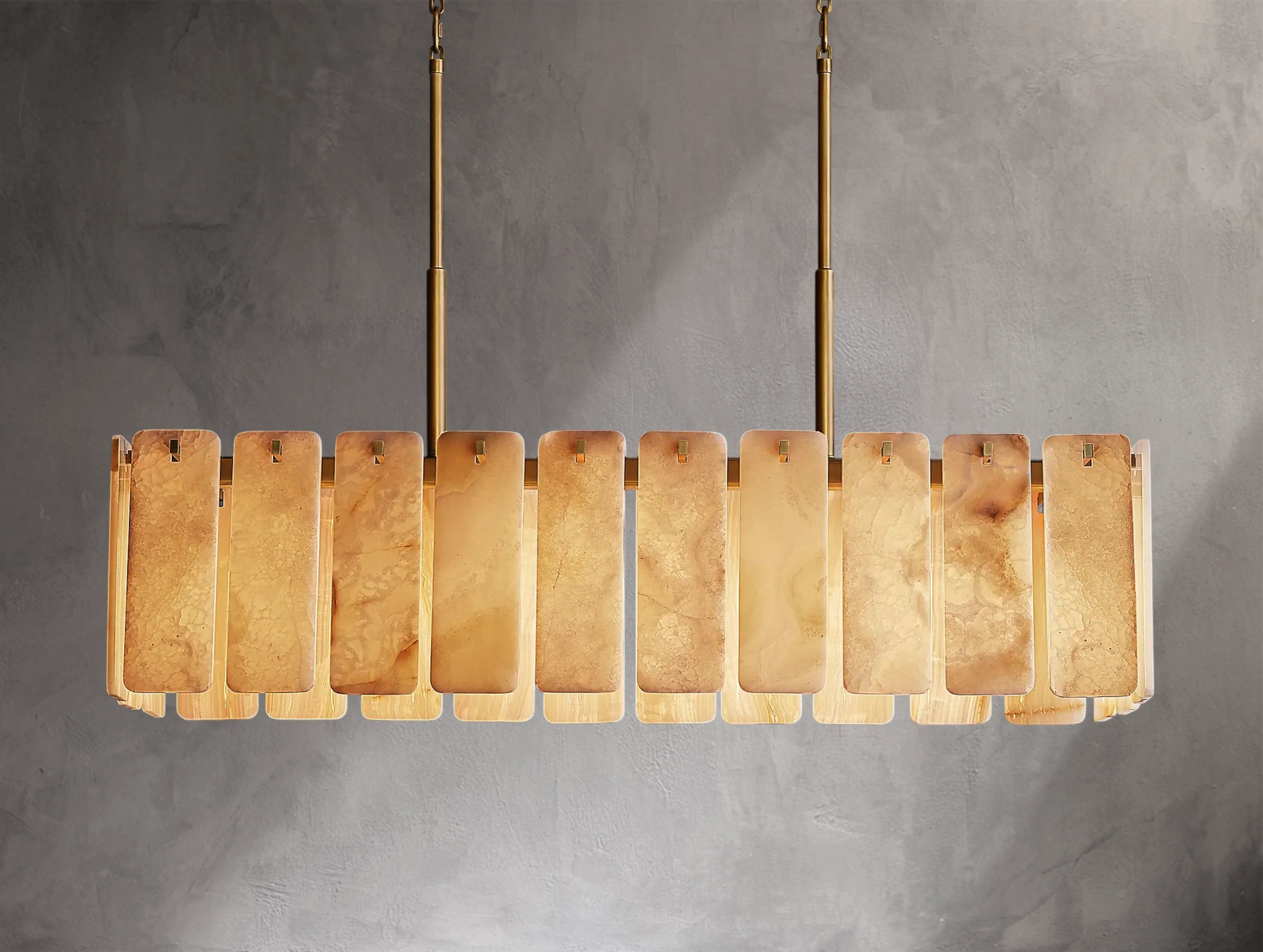 Karamit Onyx Rectangular Chandelier