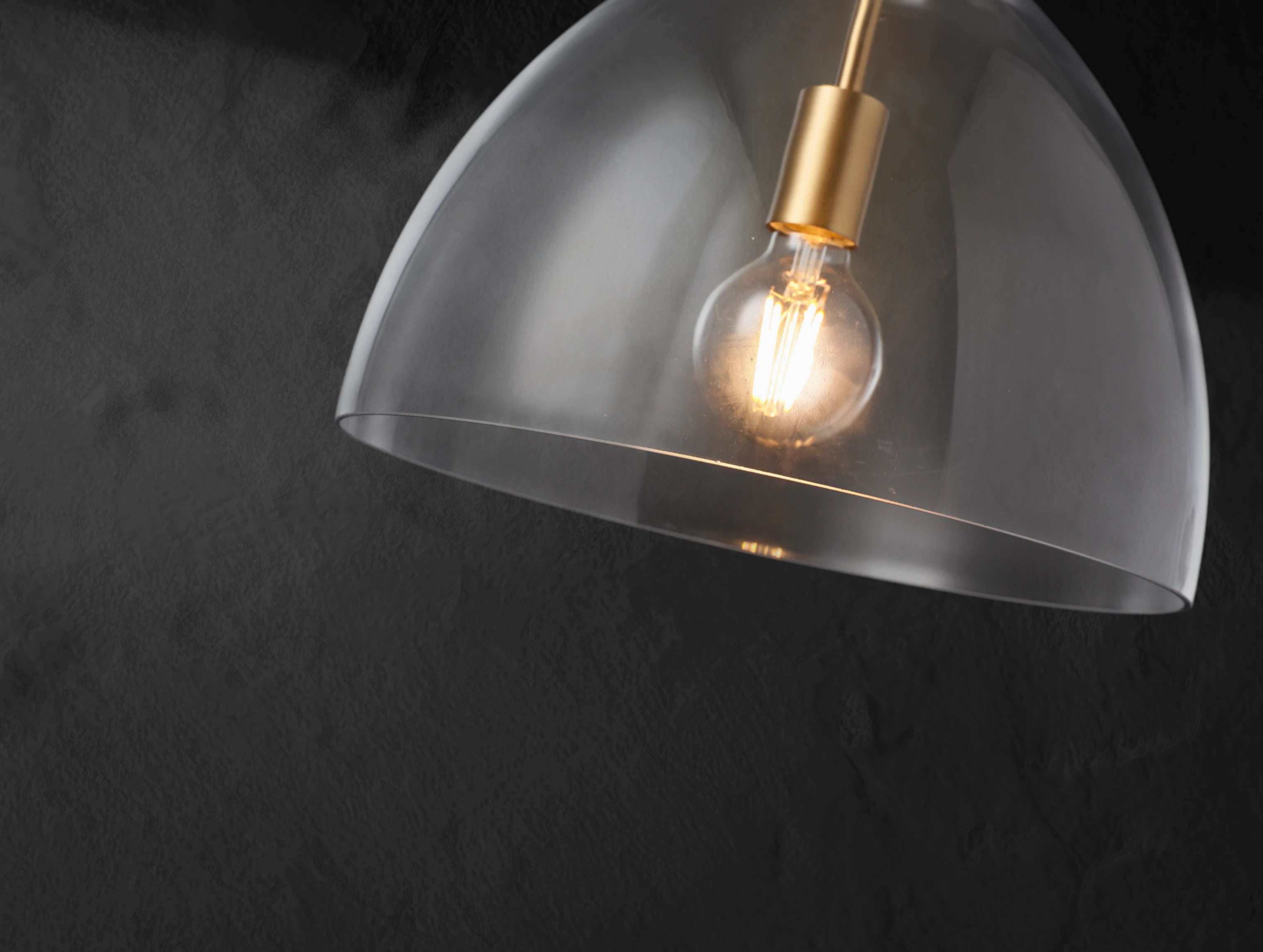 Mechanic Glass Cloche Pendant