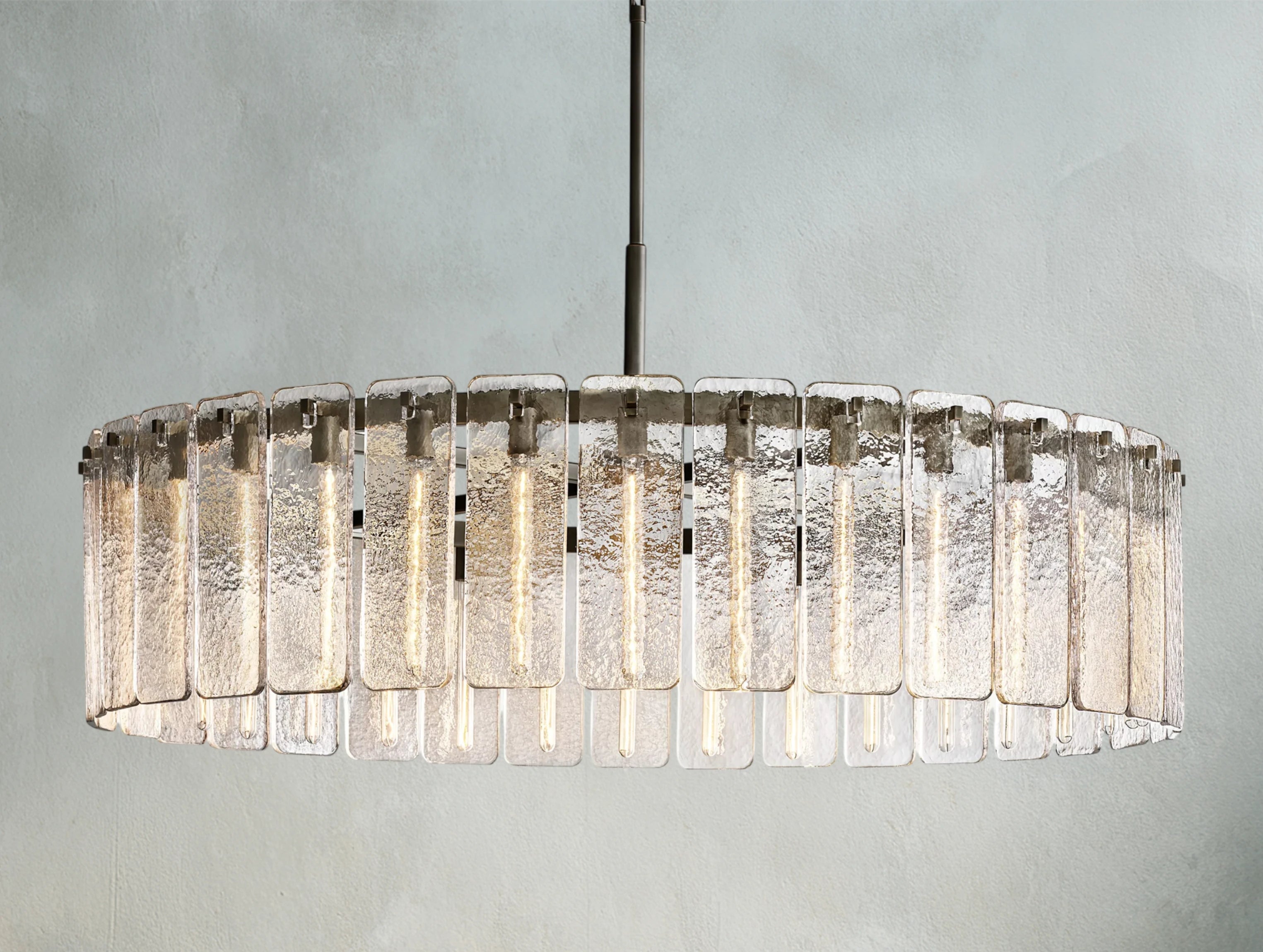 Karamit Glass Round Chandelier