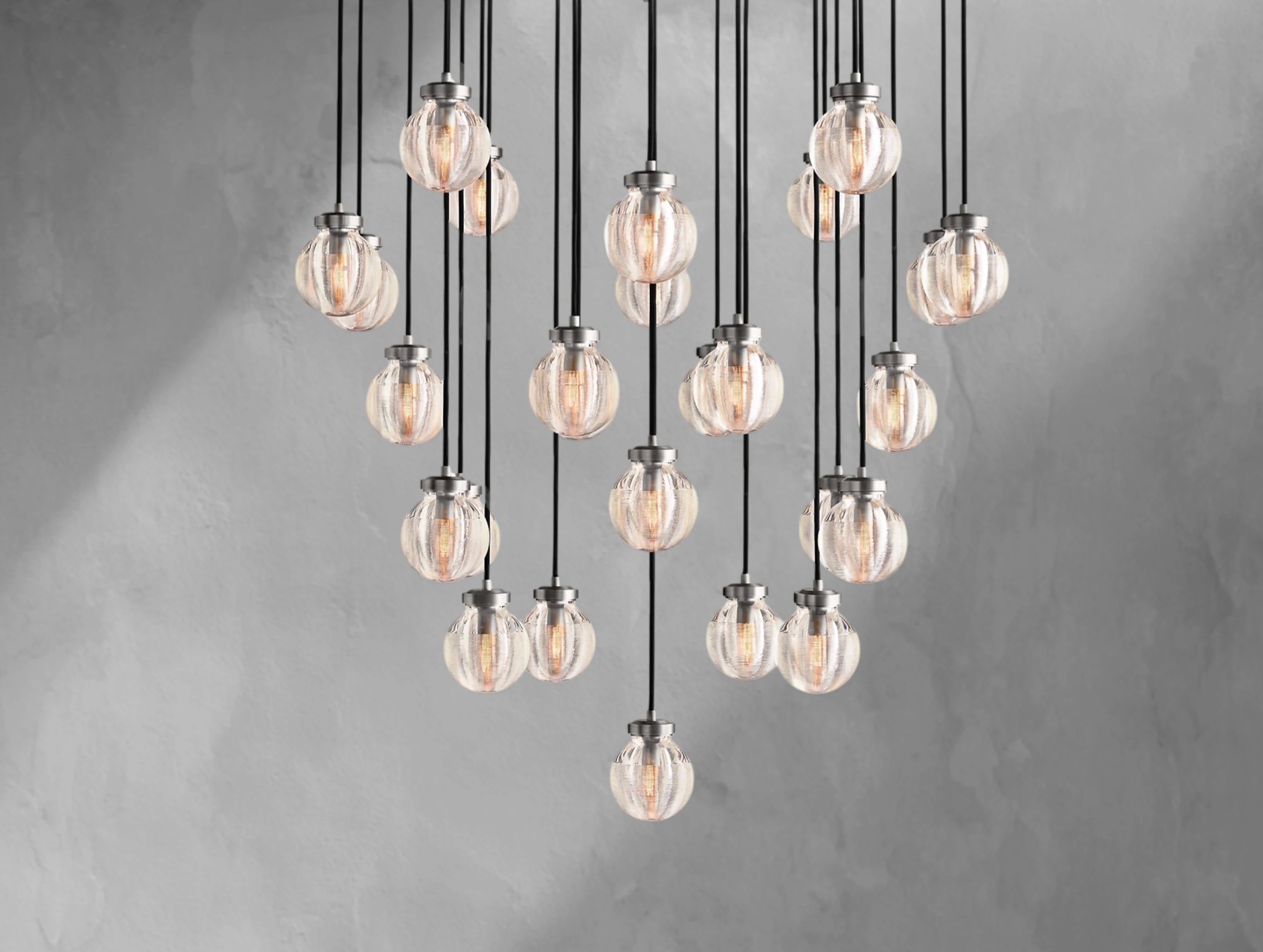 Pearl Balls Round Chandelier