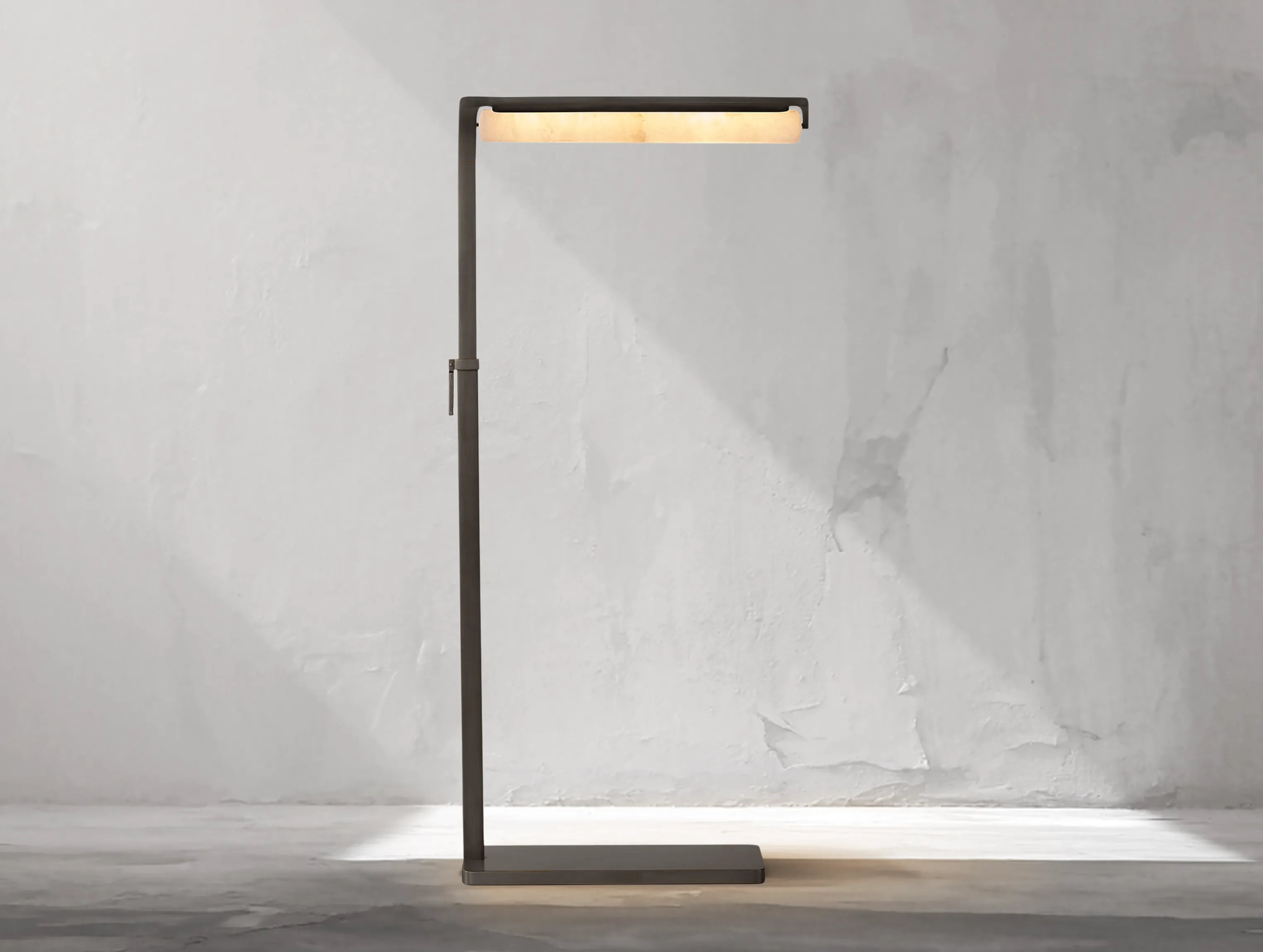 Ardubon Alabaster Task Floor Lamp