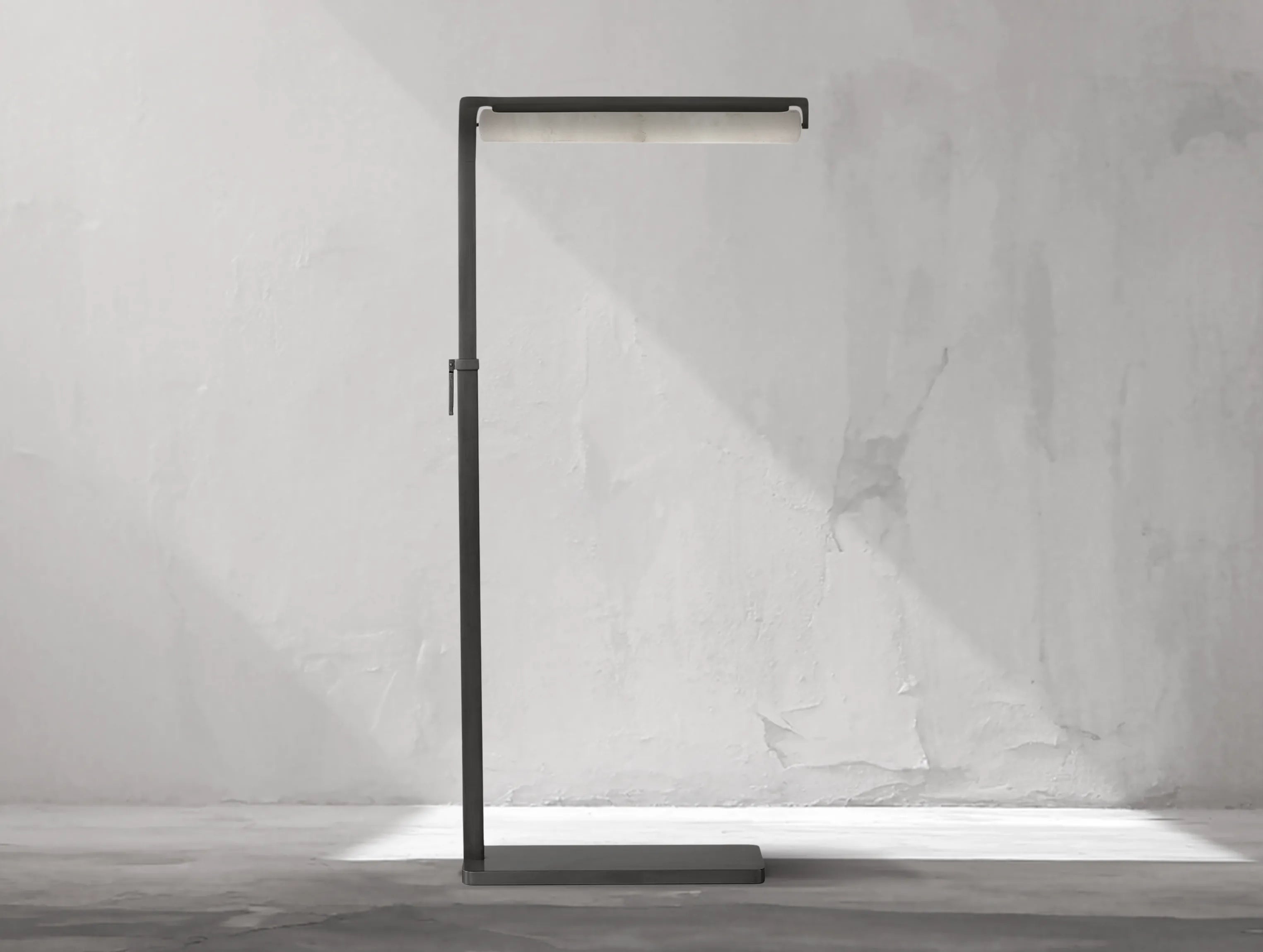 Ardubon Alabaster Task Floor Lamp