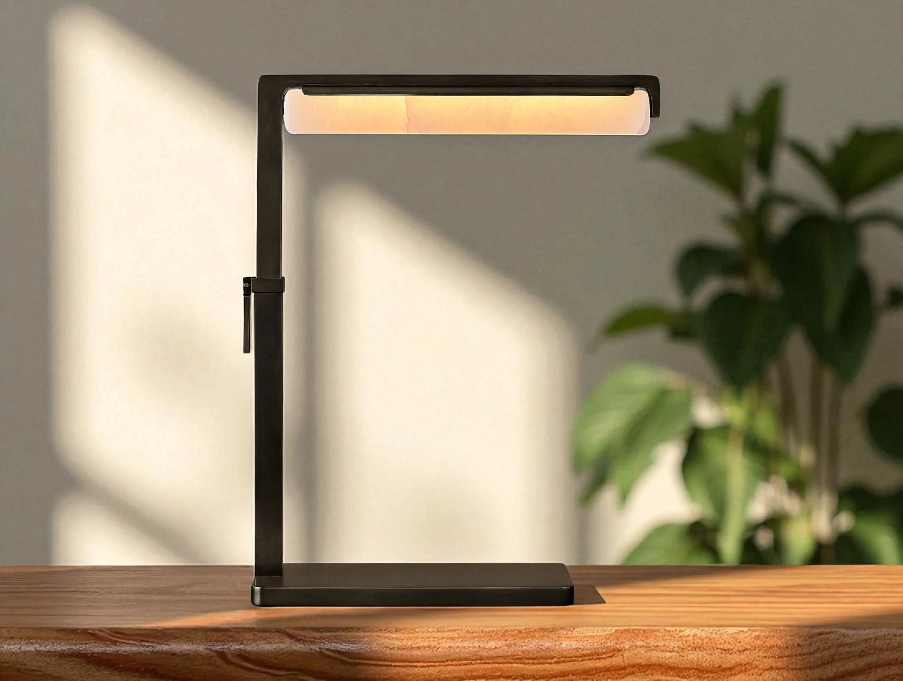 Ardubon Alabaster Task Table Lamp