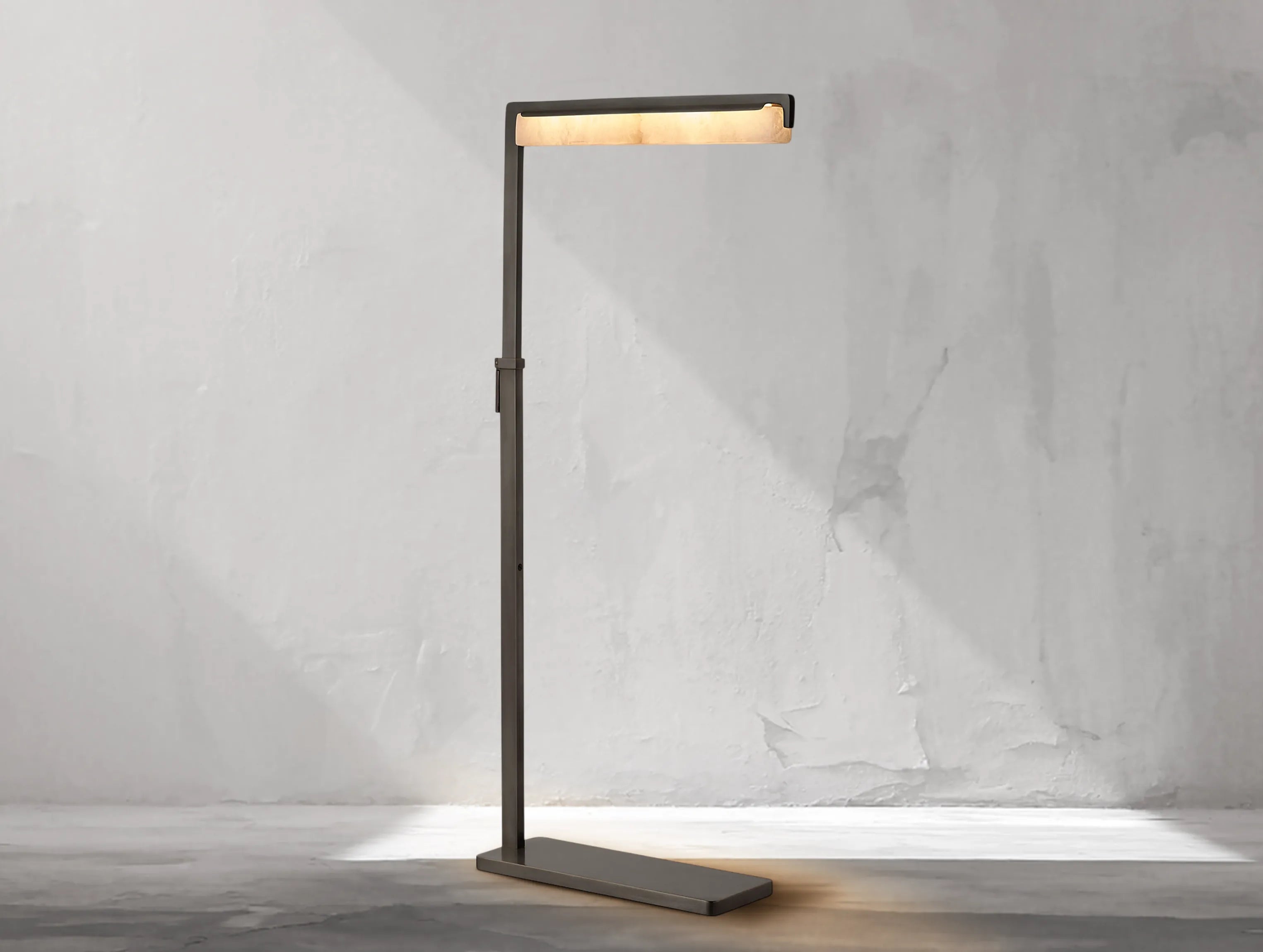 Ardubon Alabaster Task Floor Lamp