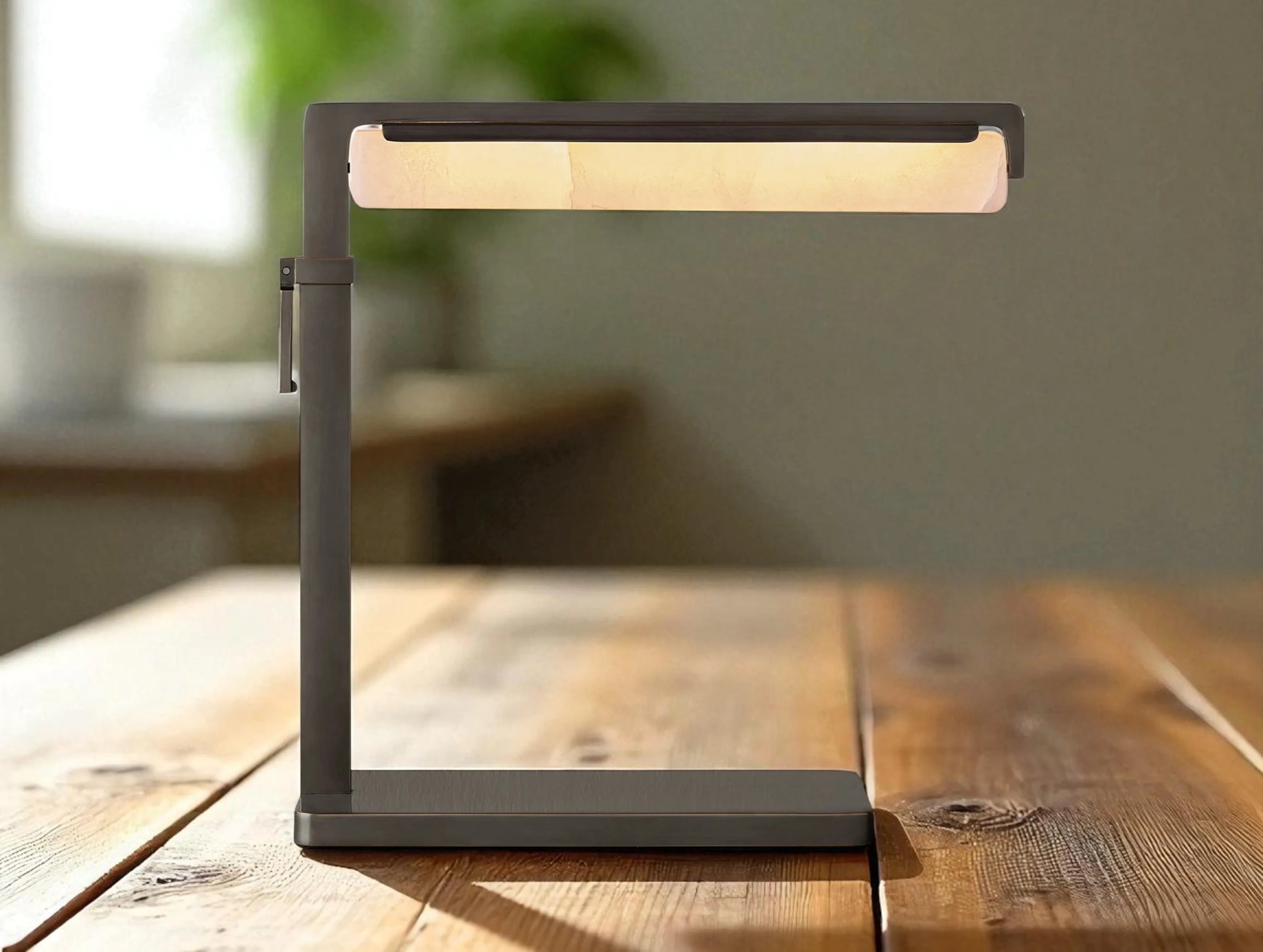 Ardubon Alabaster Task Table Lamp
