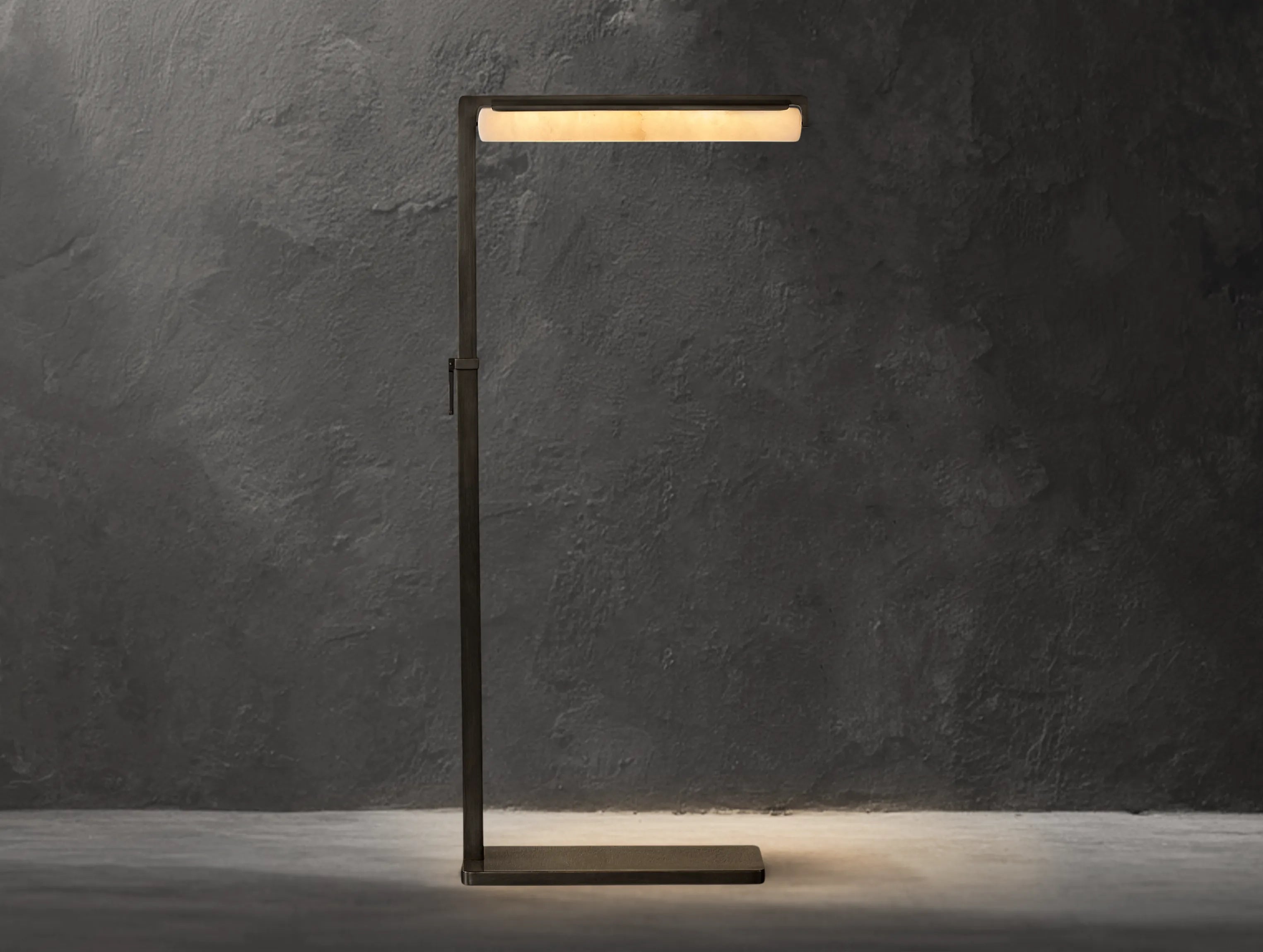 Ardubon Alabaster Task Floor Lamp