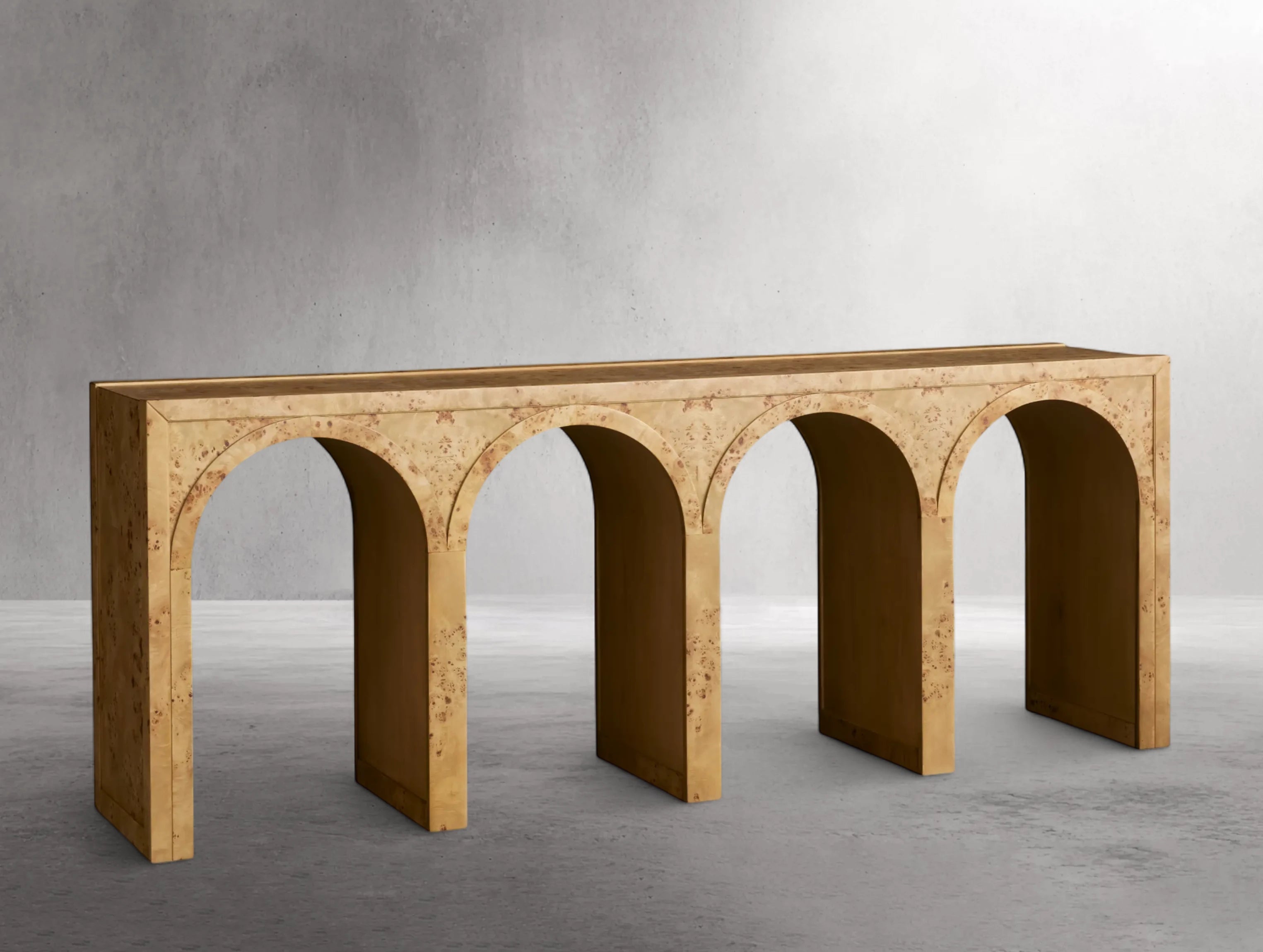 Hottiy Burl Console Table