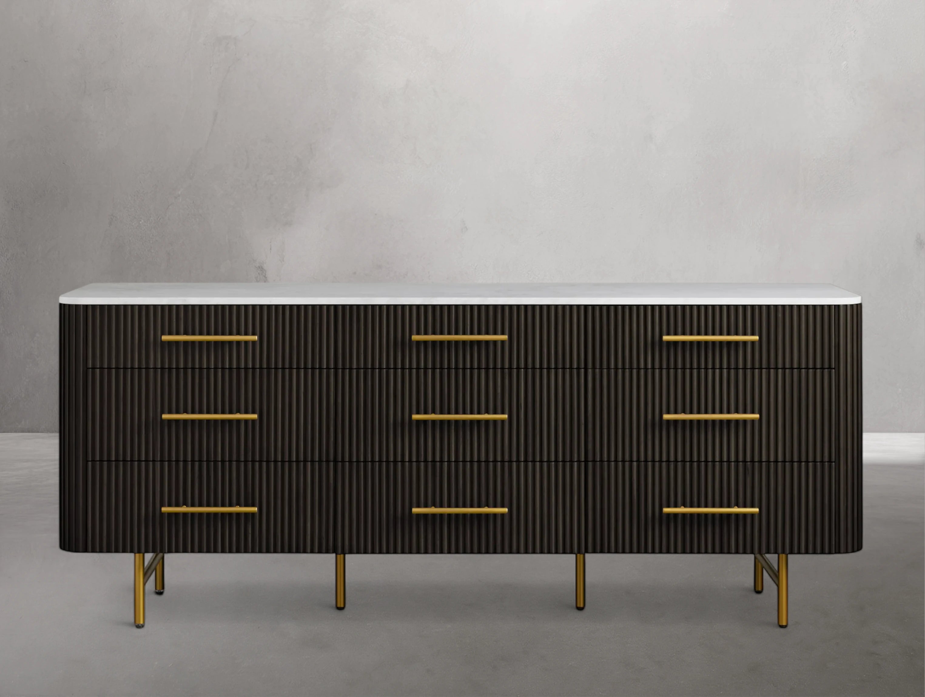 Rolphin Nine-Drawer Dresser