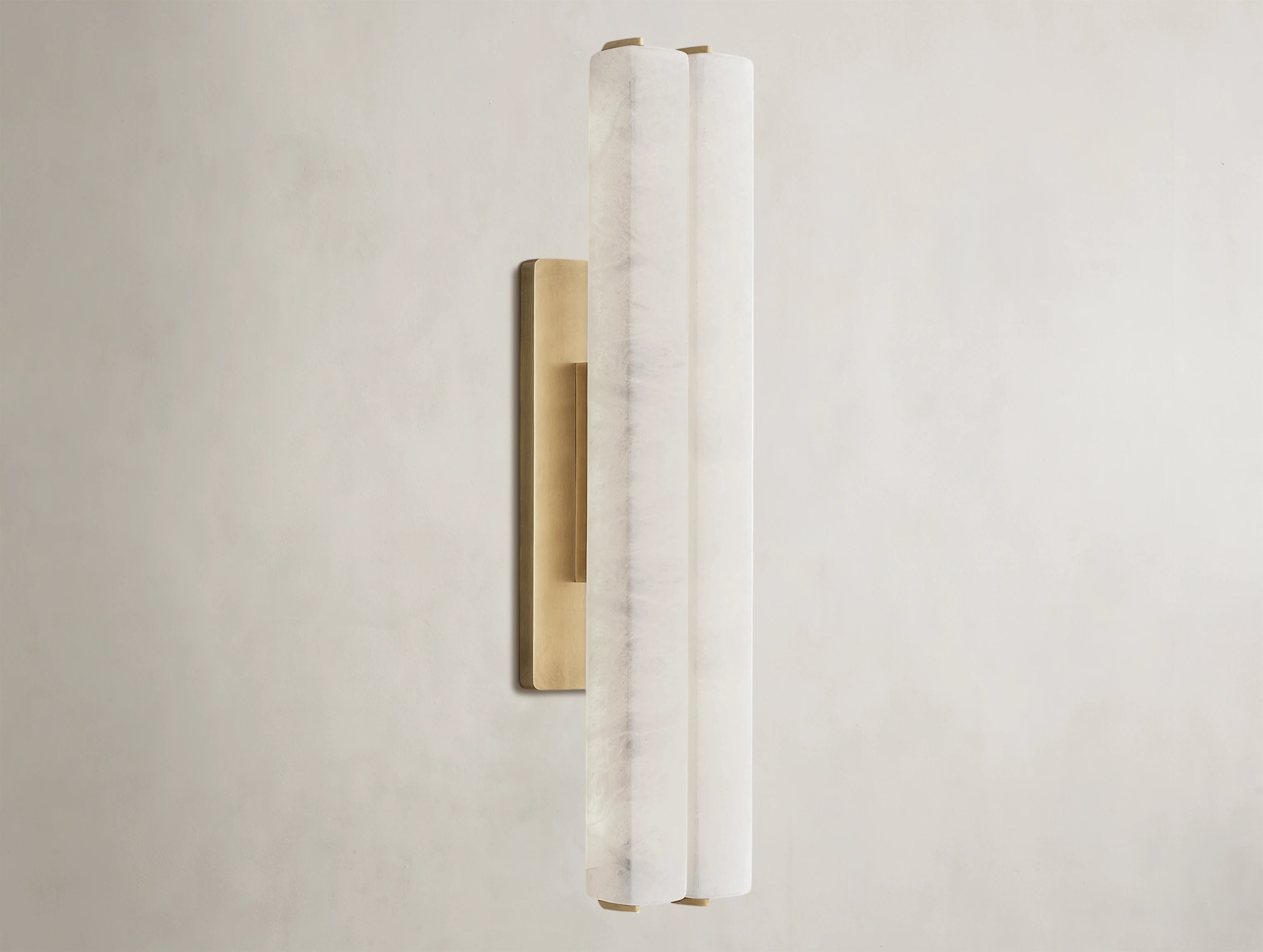 Ardubon Alabaster Double Sconce
