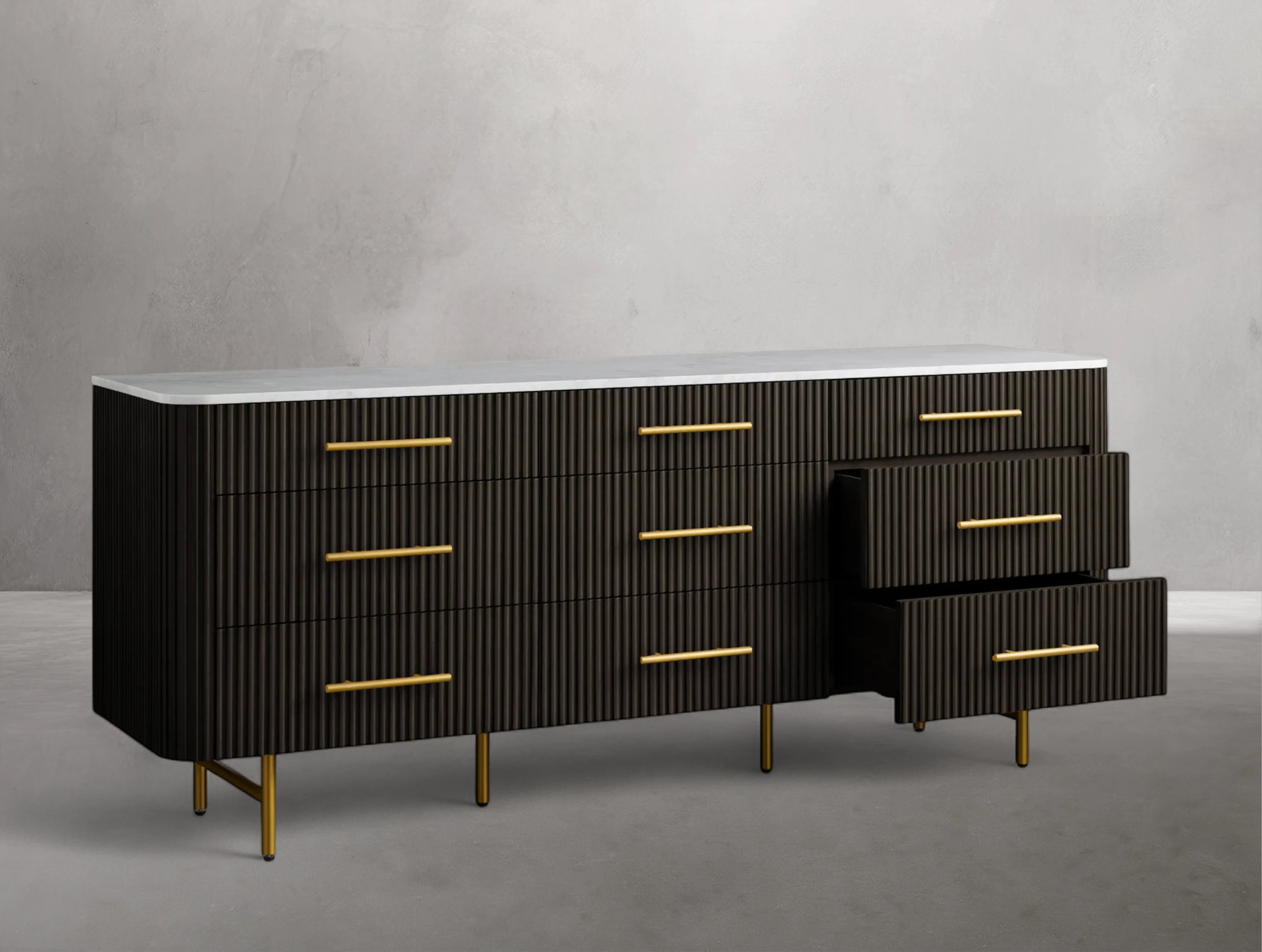 Rolphin Nine-Drawer Dresser