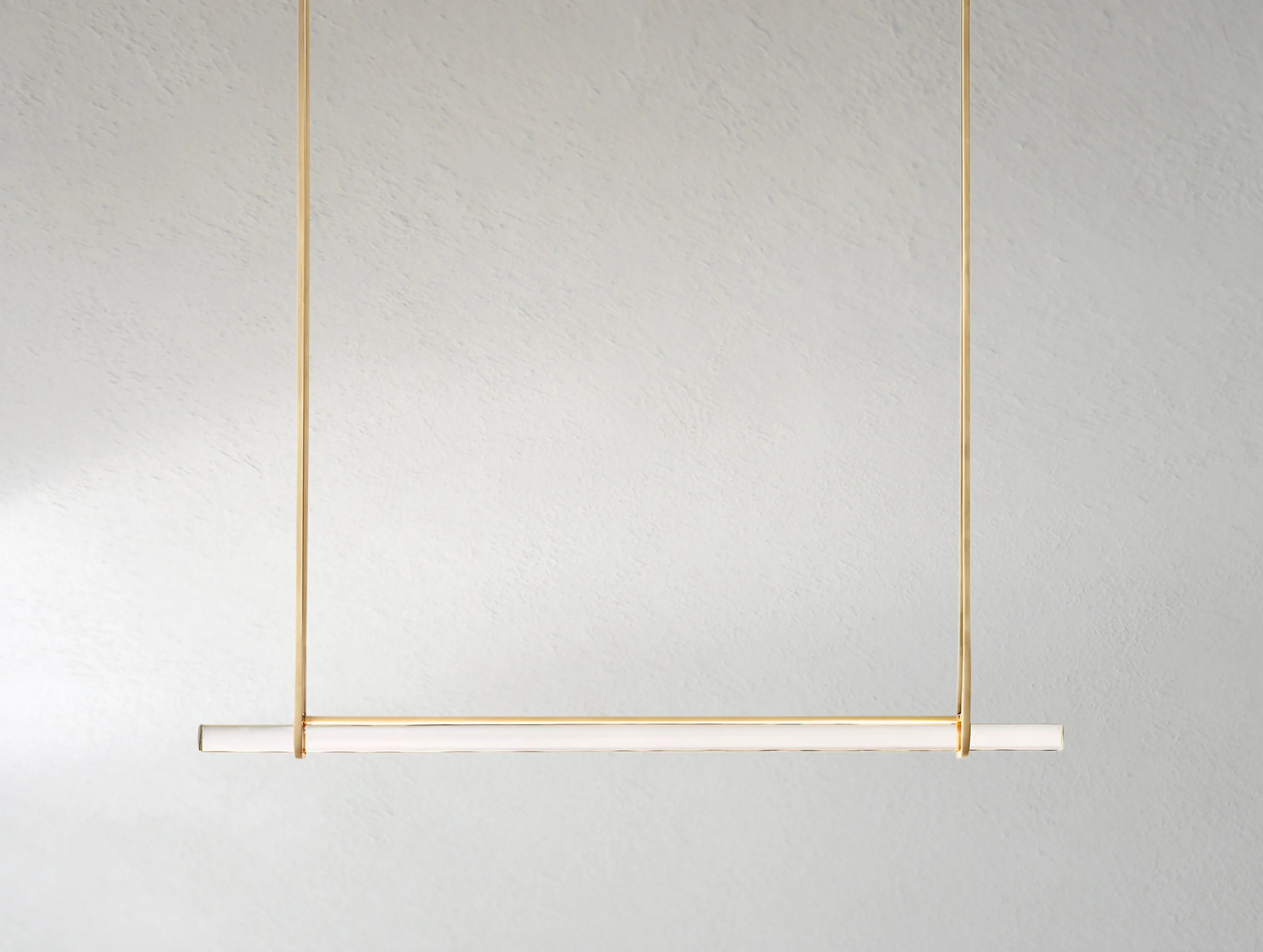 Ardubon Crystal Horizontal Single Bar Linear Chandelier