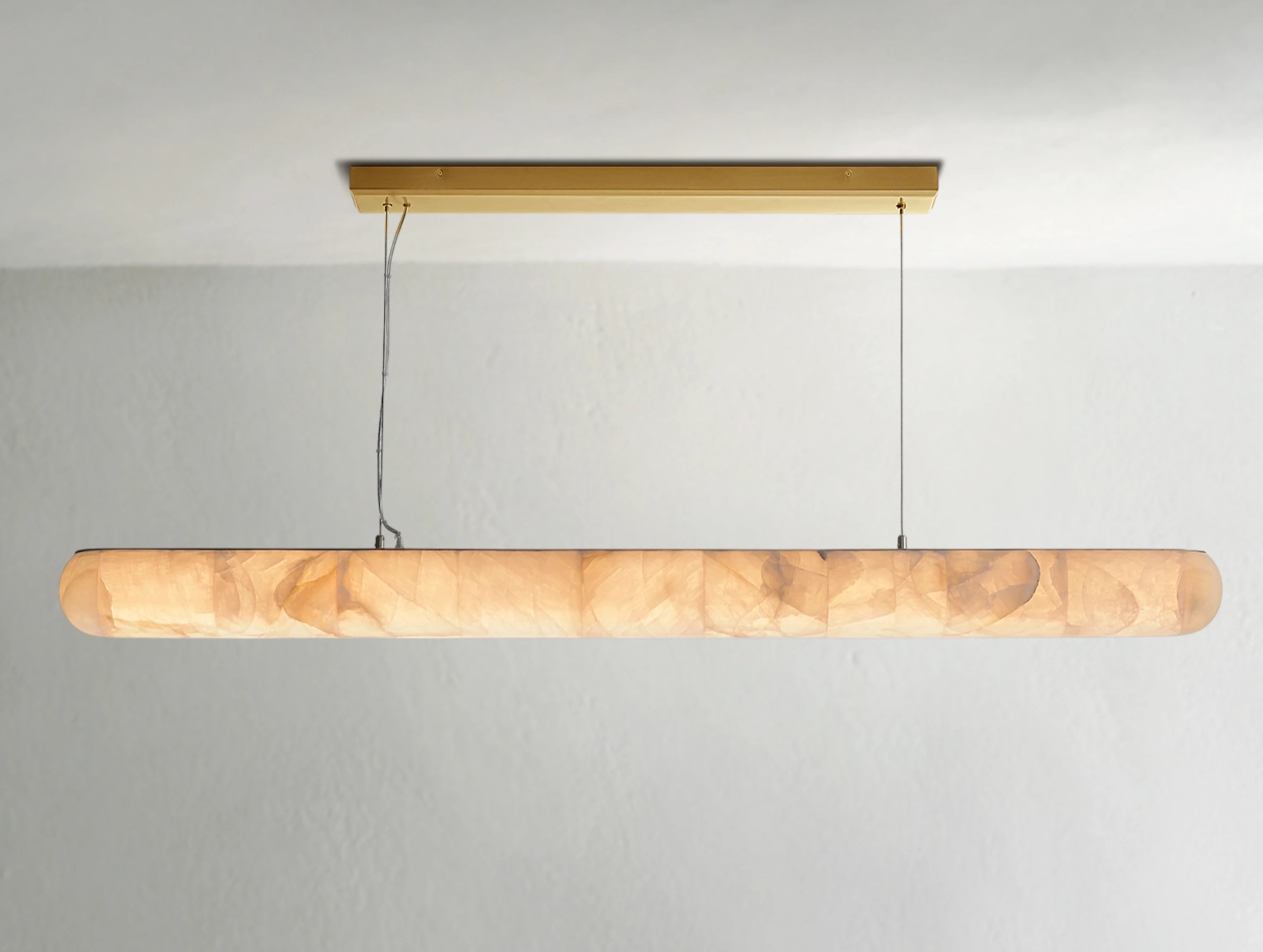 Hamary Linear Alabaster Chandelier