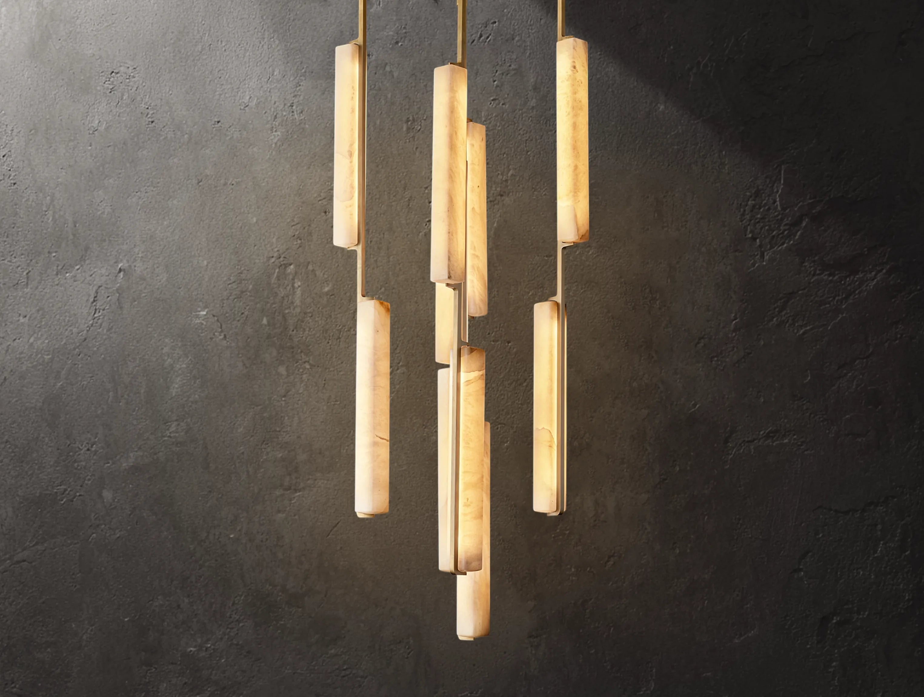 Ardubon Alabaster Round Chandelier