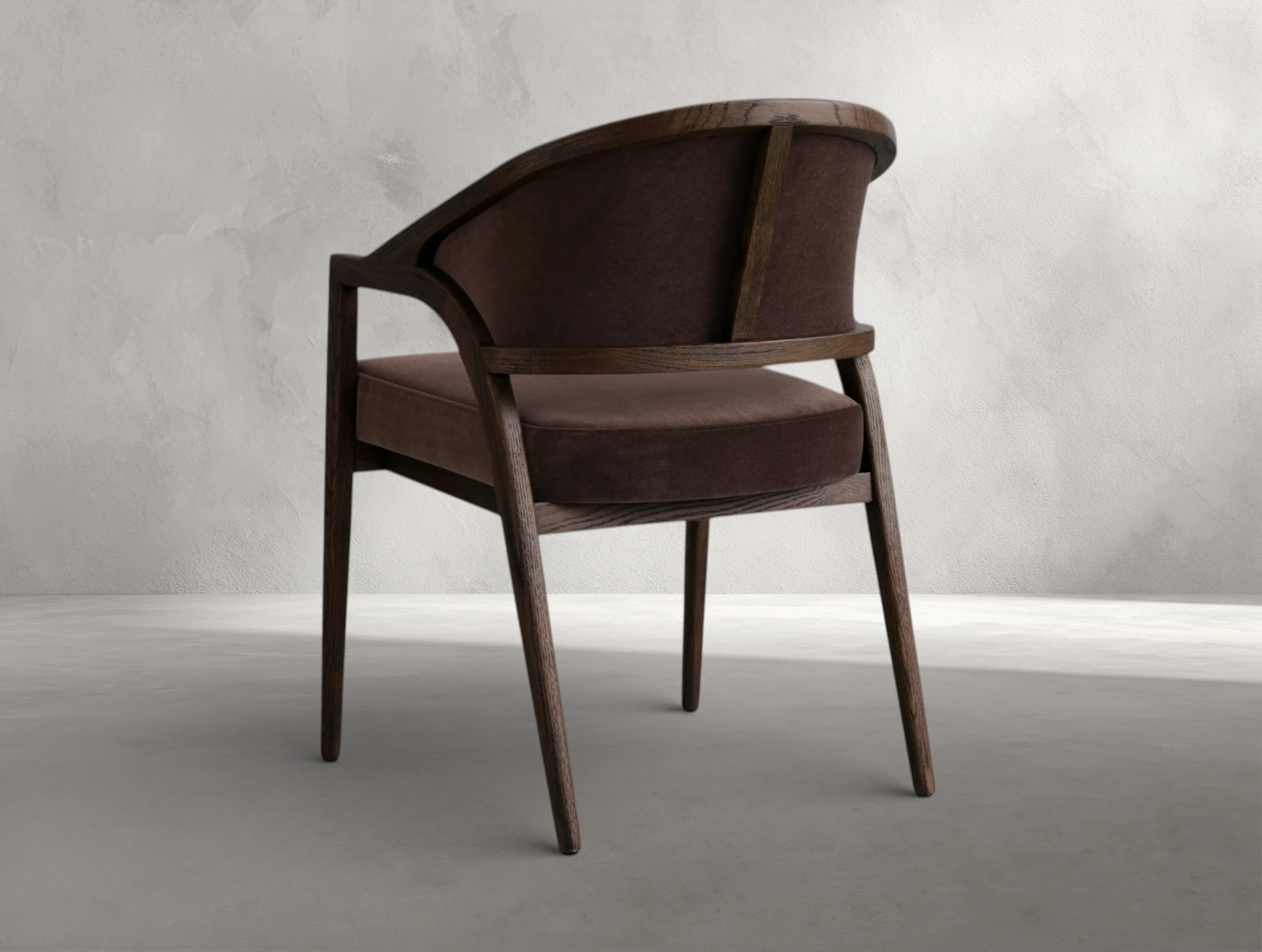 Emily Upholstered Back Dining Arm Chair