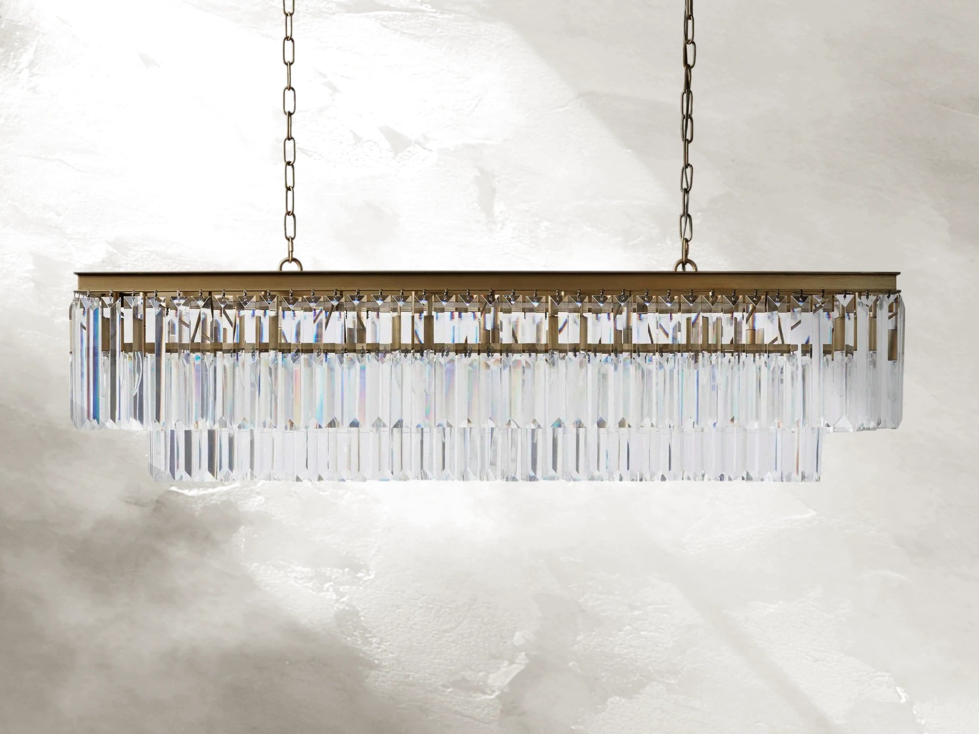 Molyland Tiered Rectangular Chandelier