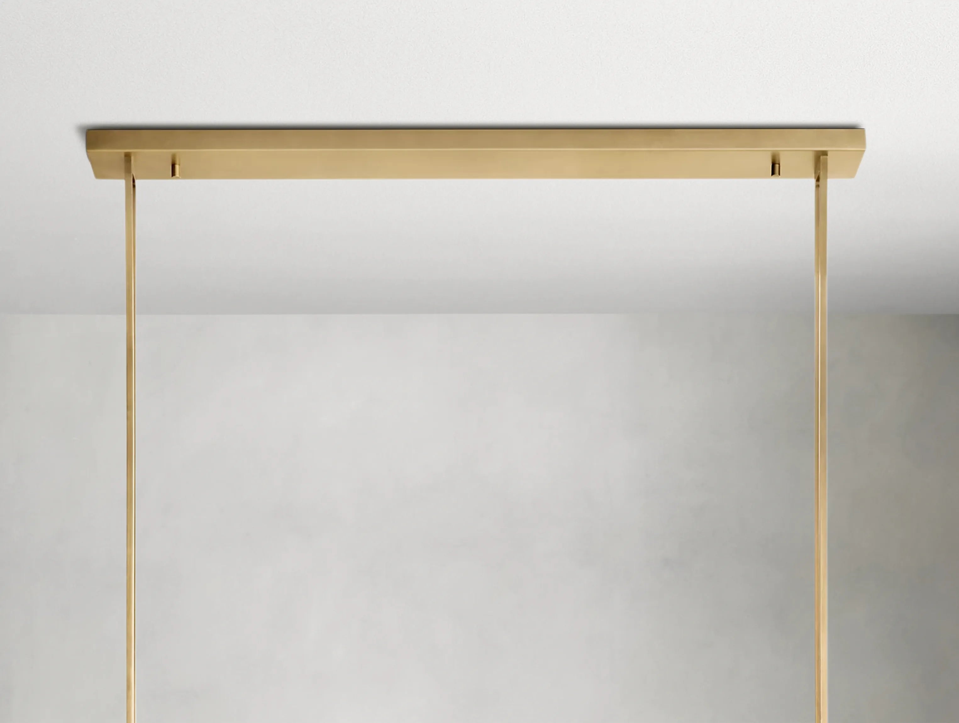 Ardubon Crystal Horizontal Single Bar Linear Chandelier