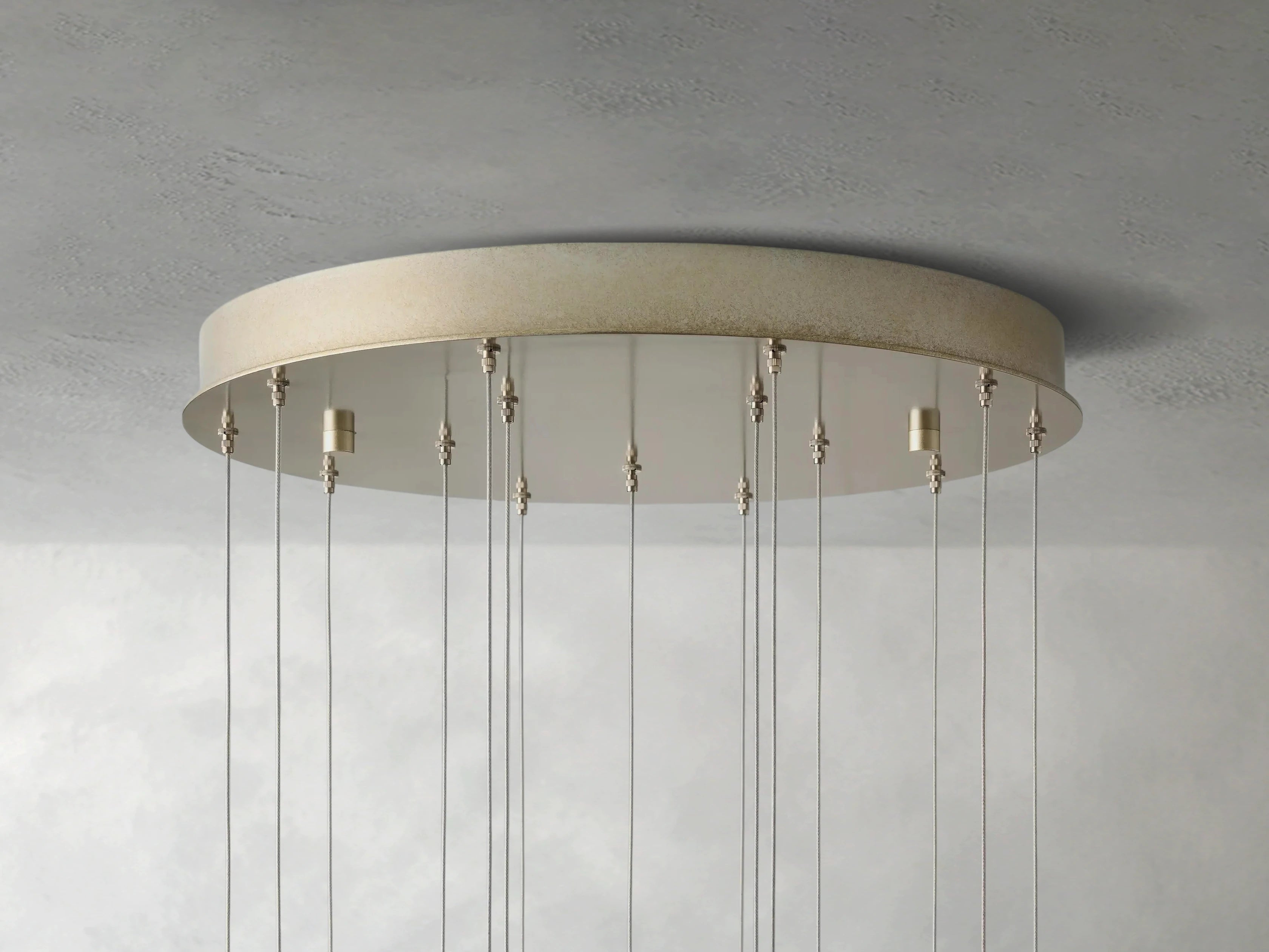 Jaina Selenite Round Chandelier
