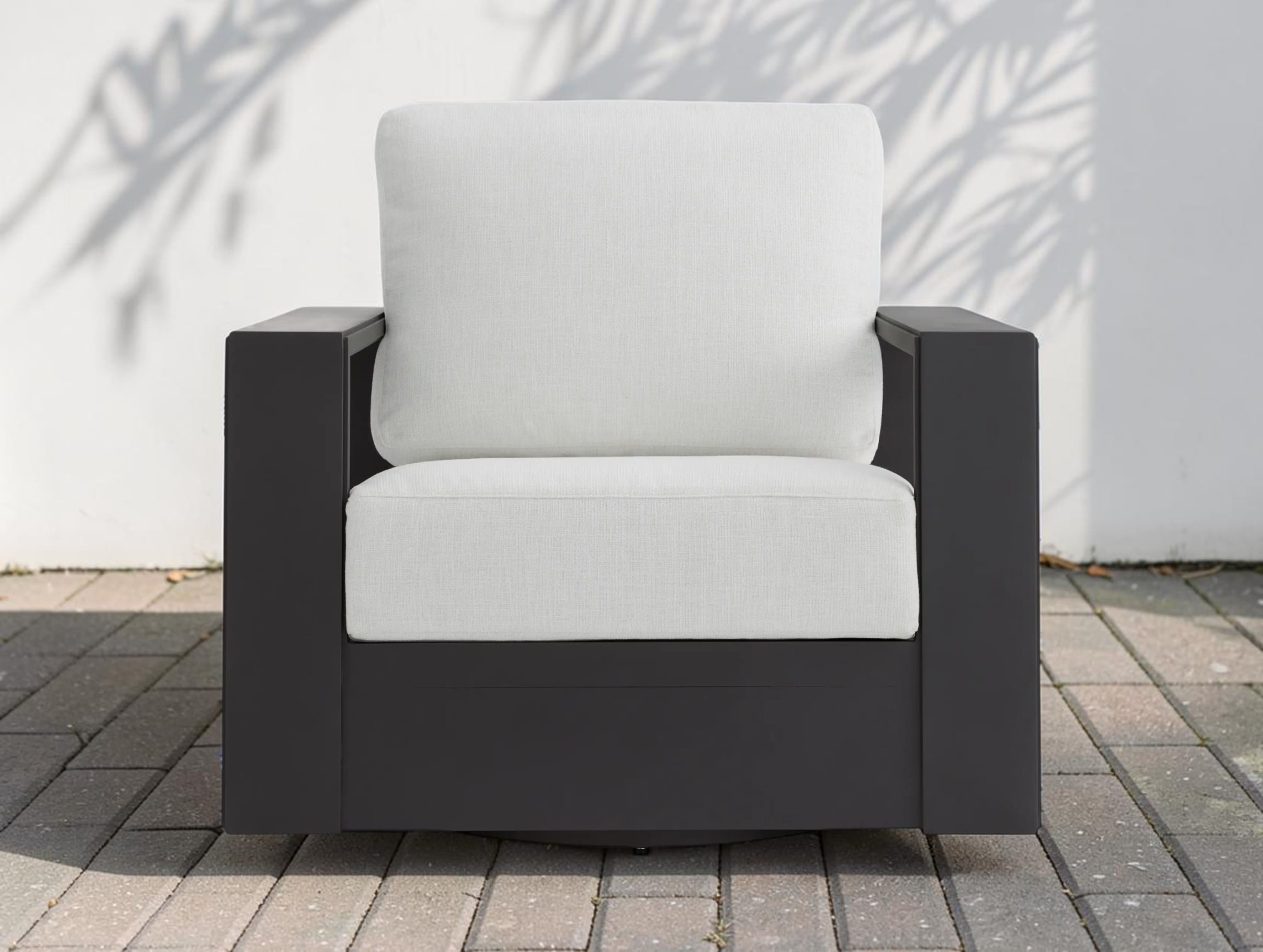 Bellano Outdoor Aluminum Swivel Chair