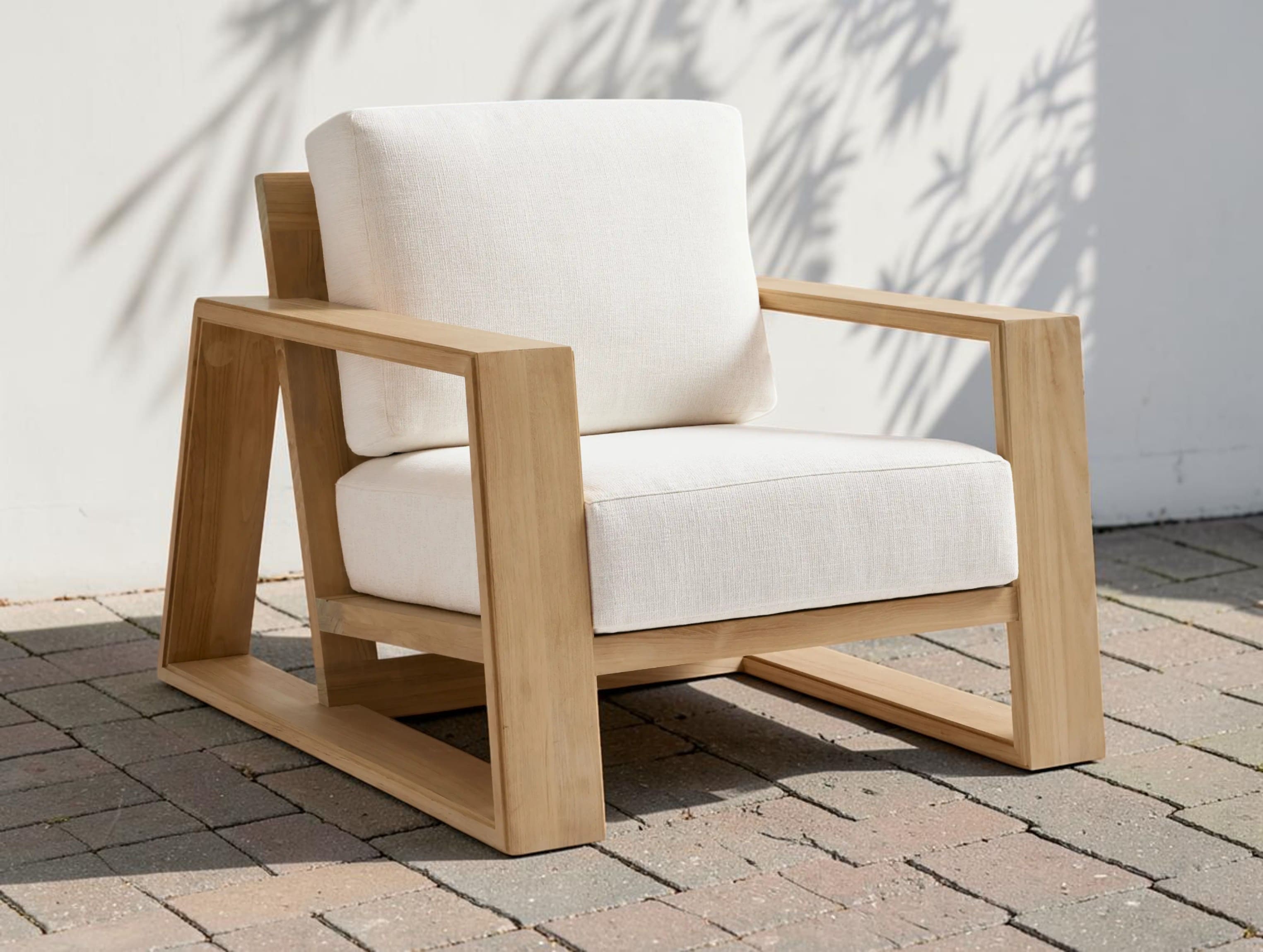 Bellano Outdoor Teak Lounge Chair