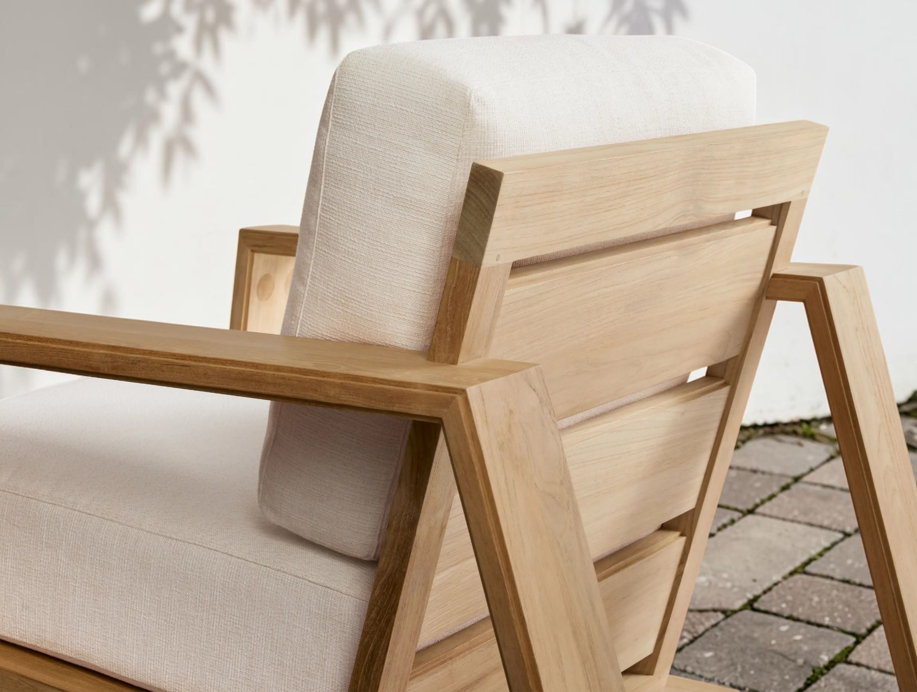 Bellano Outdoor Teak Lounge Chair
