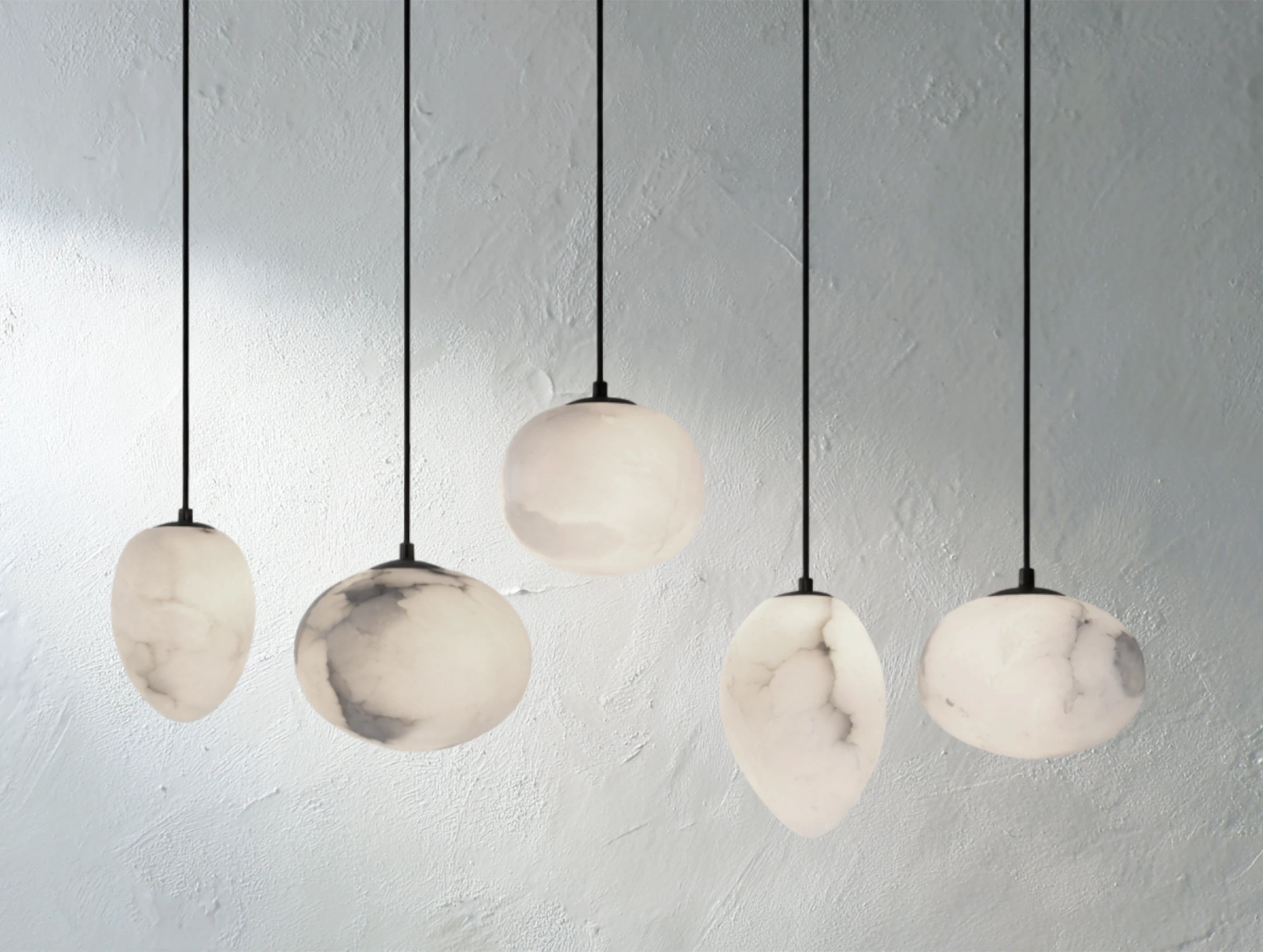 Duo Alabaster Pendant