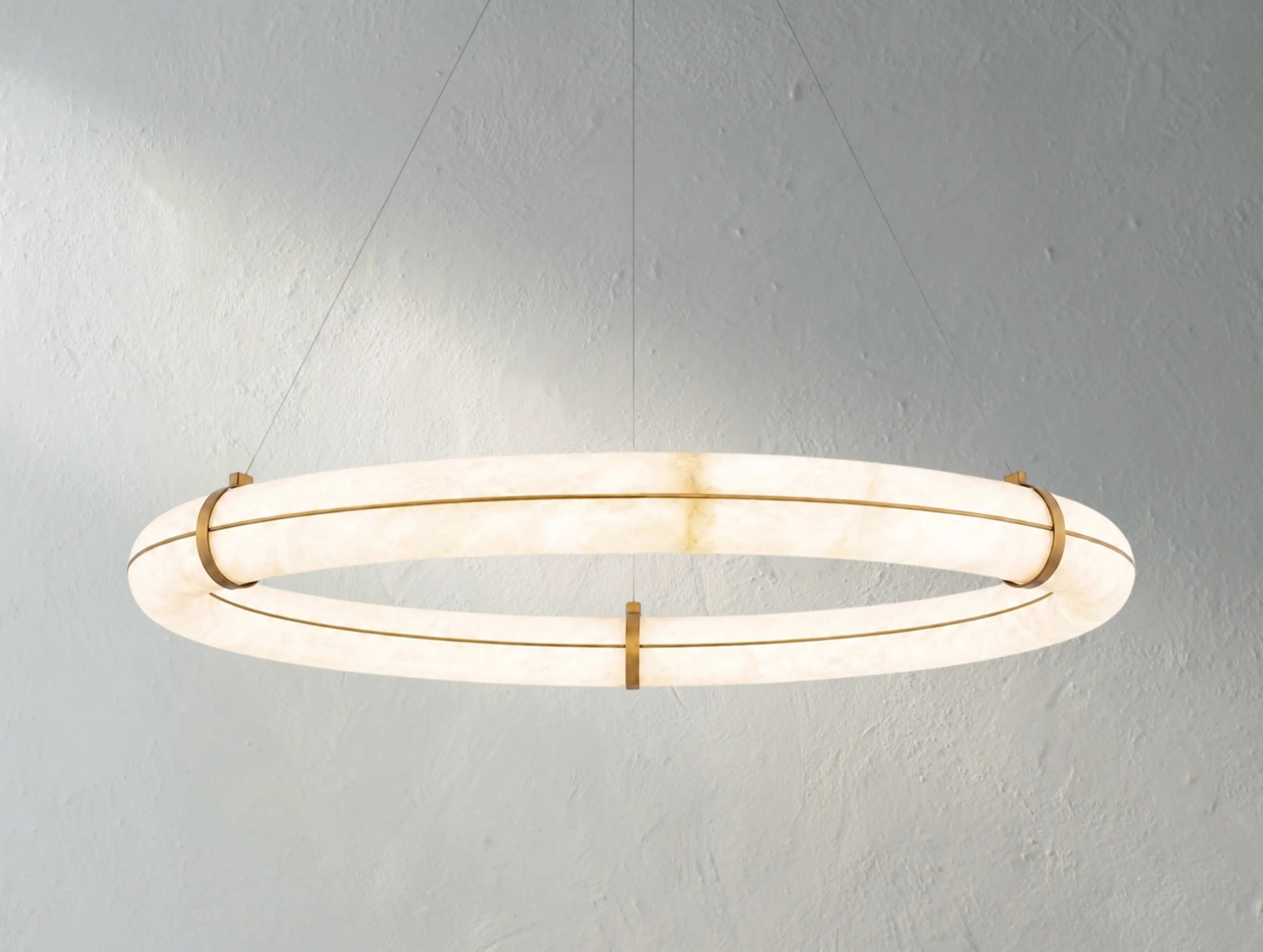 Nivara loop Alabaster Chandelier