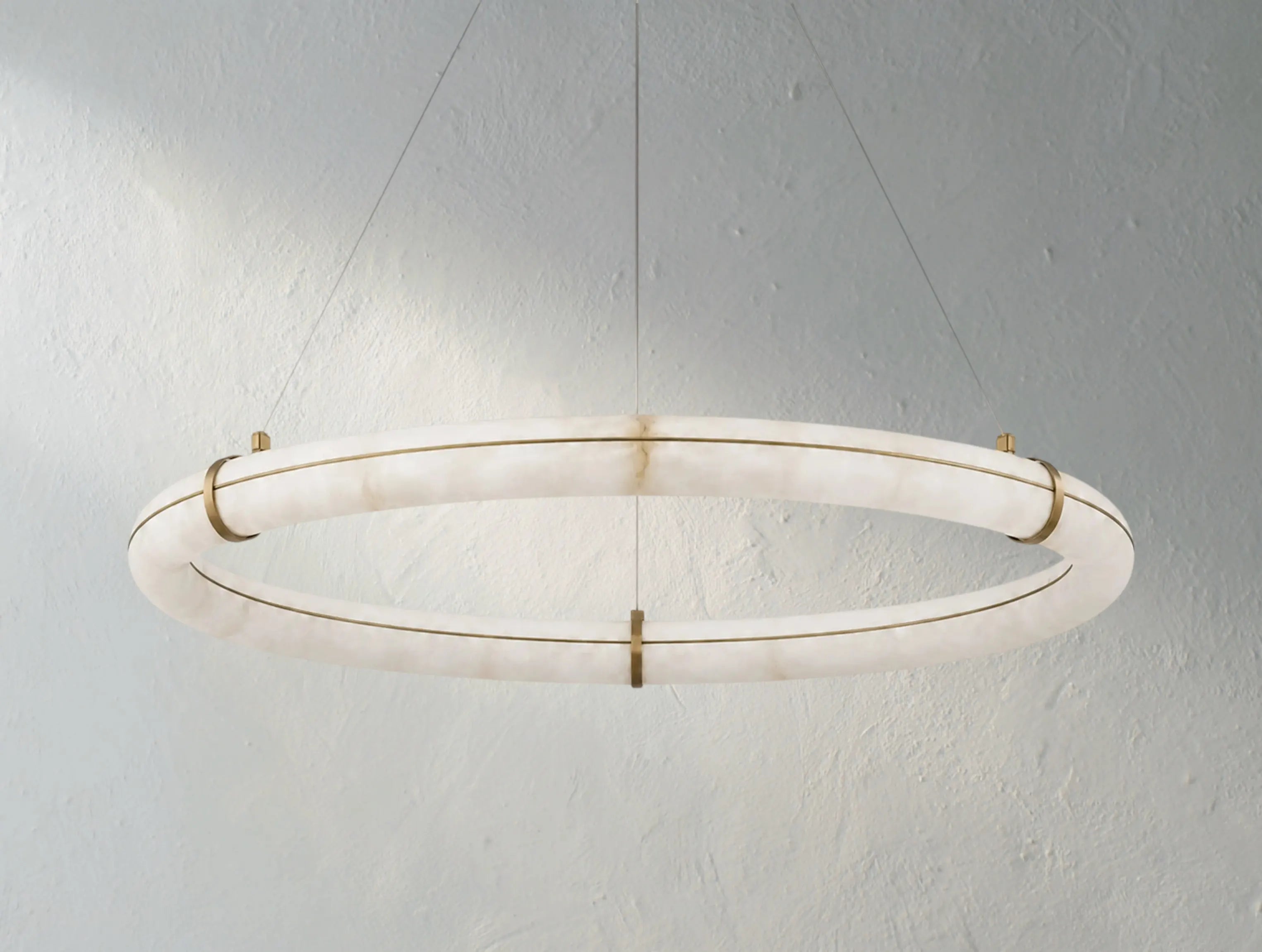 Nivara loop Alabaster Chandelier