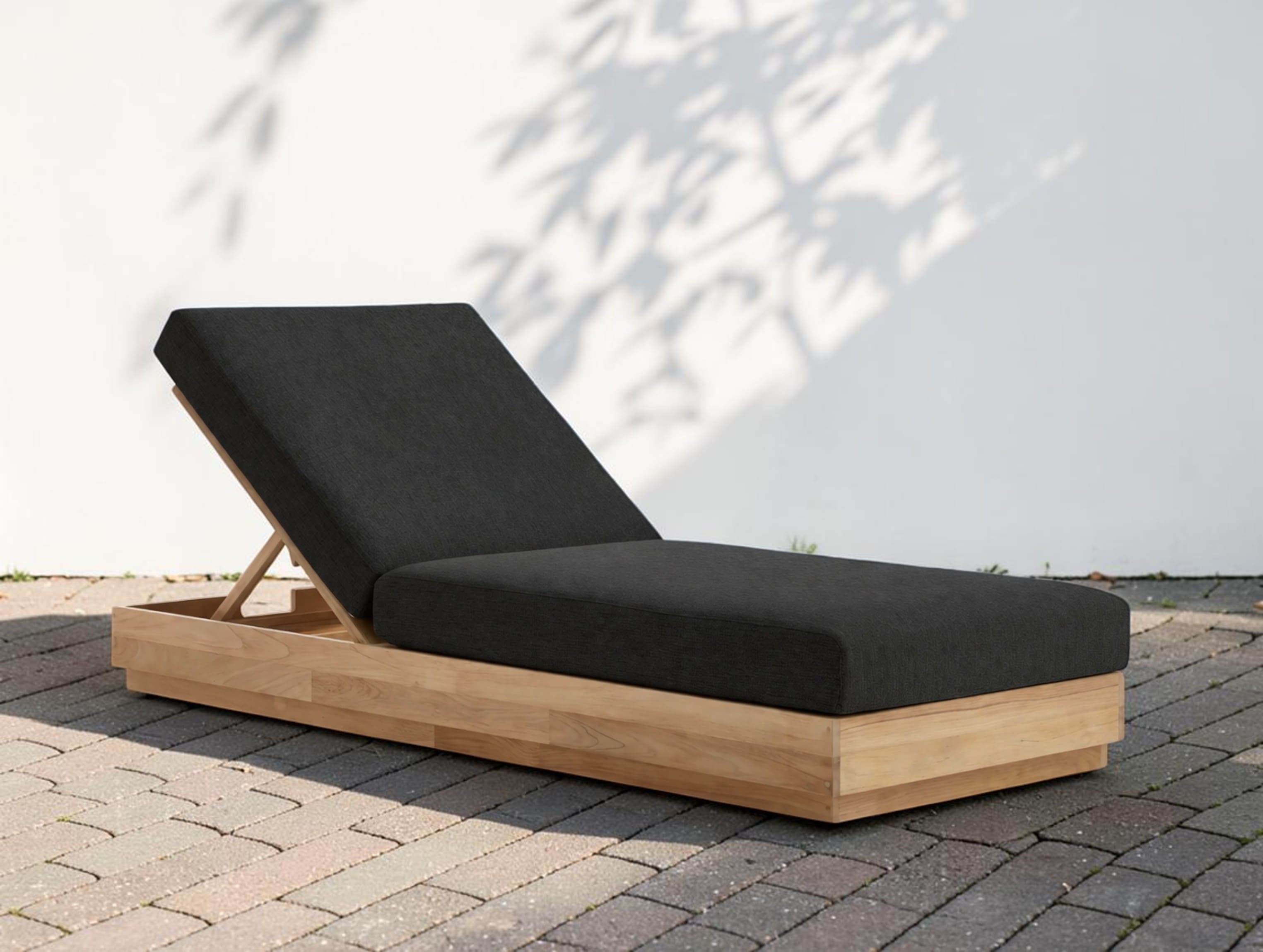 Orvieto Outdoor Teak Chaise