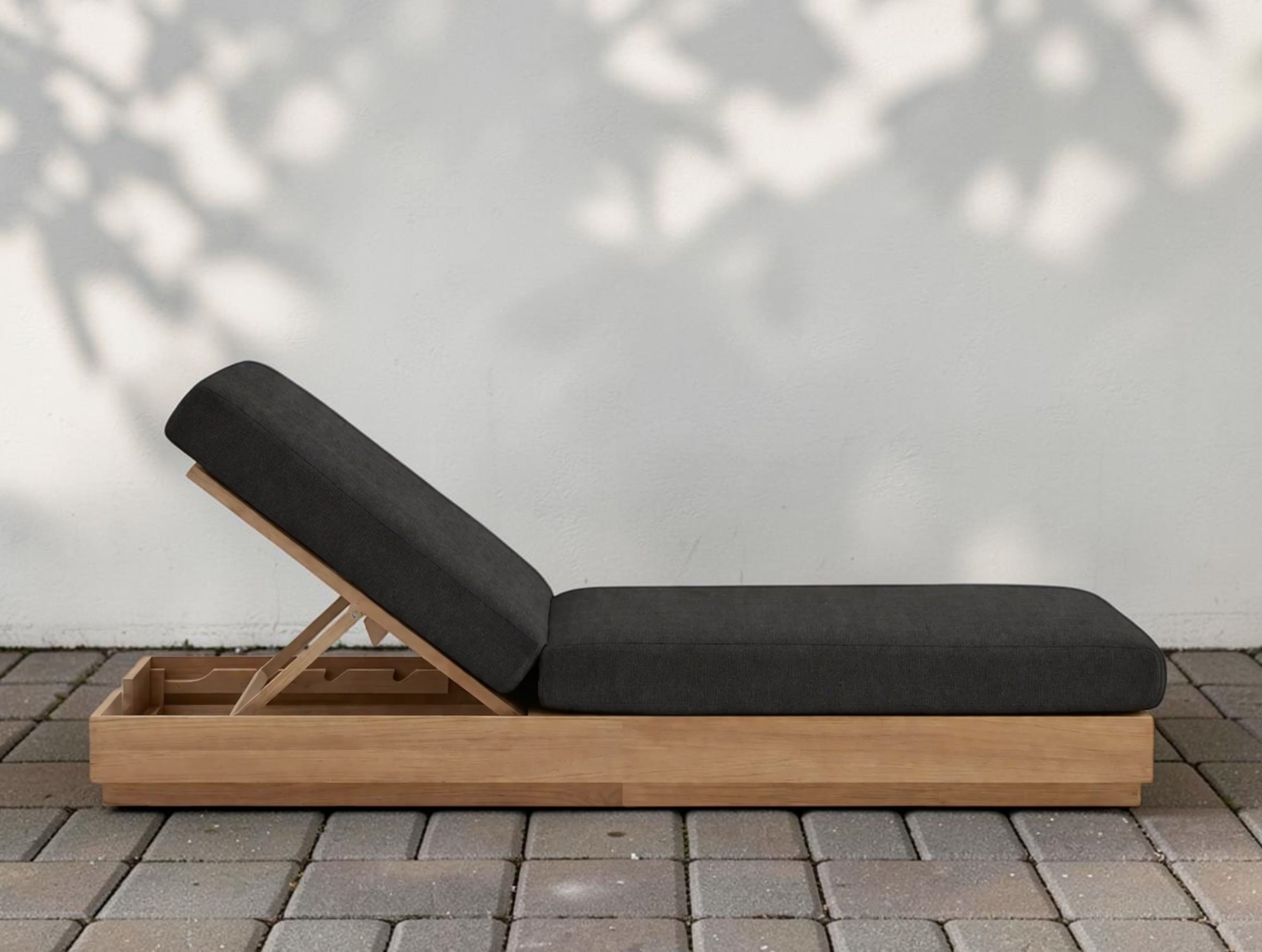 Orvieto Outdoor Teak Chaise