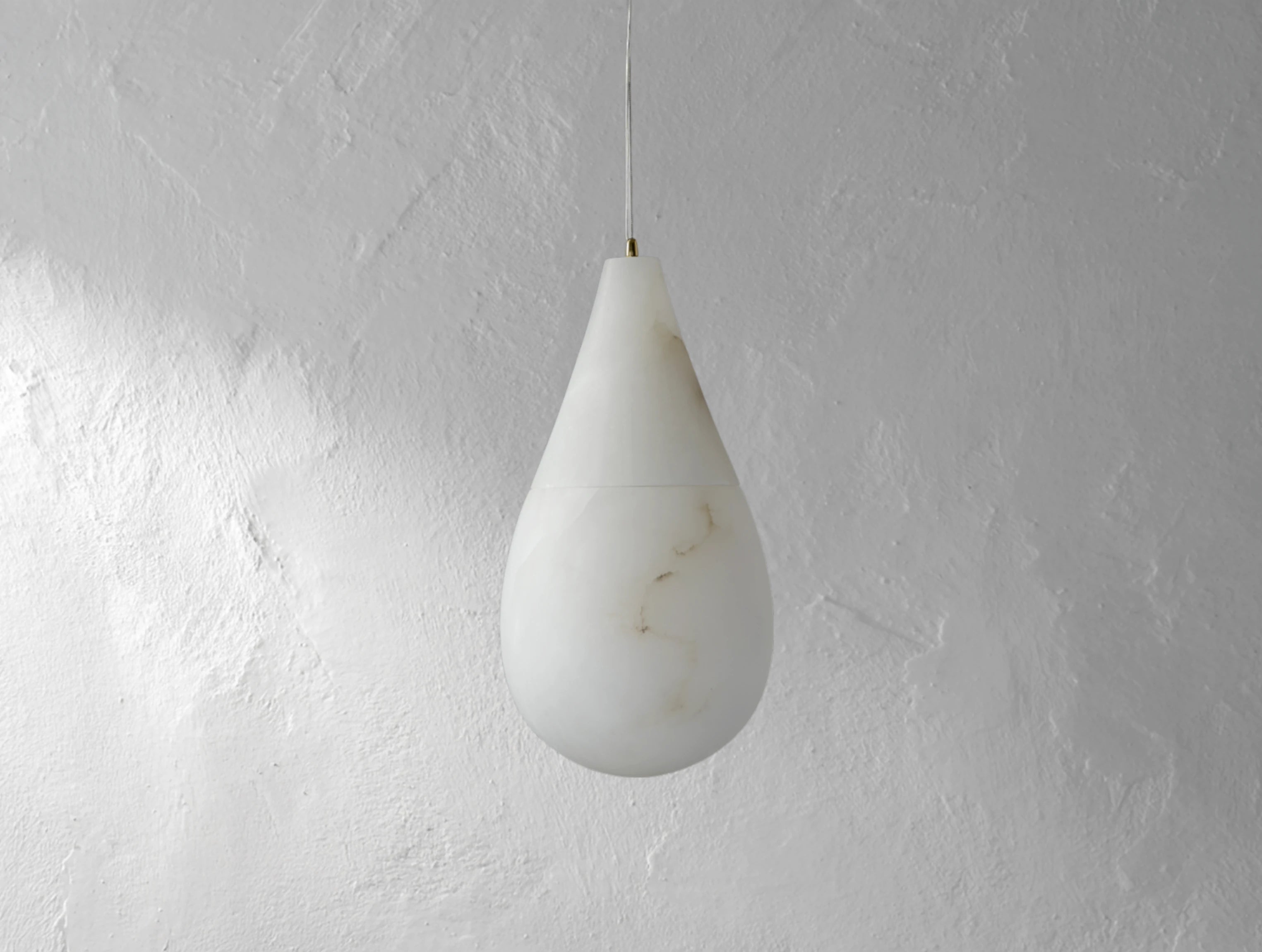 Ourlis Alabaster Water-Drop Pendant