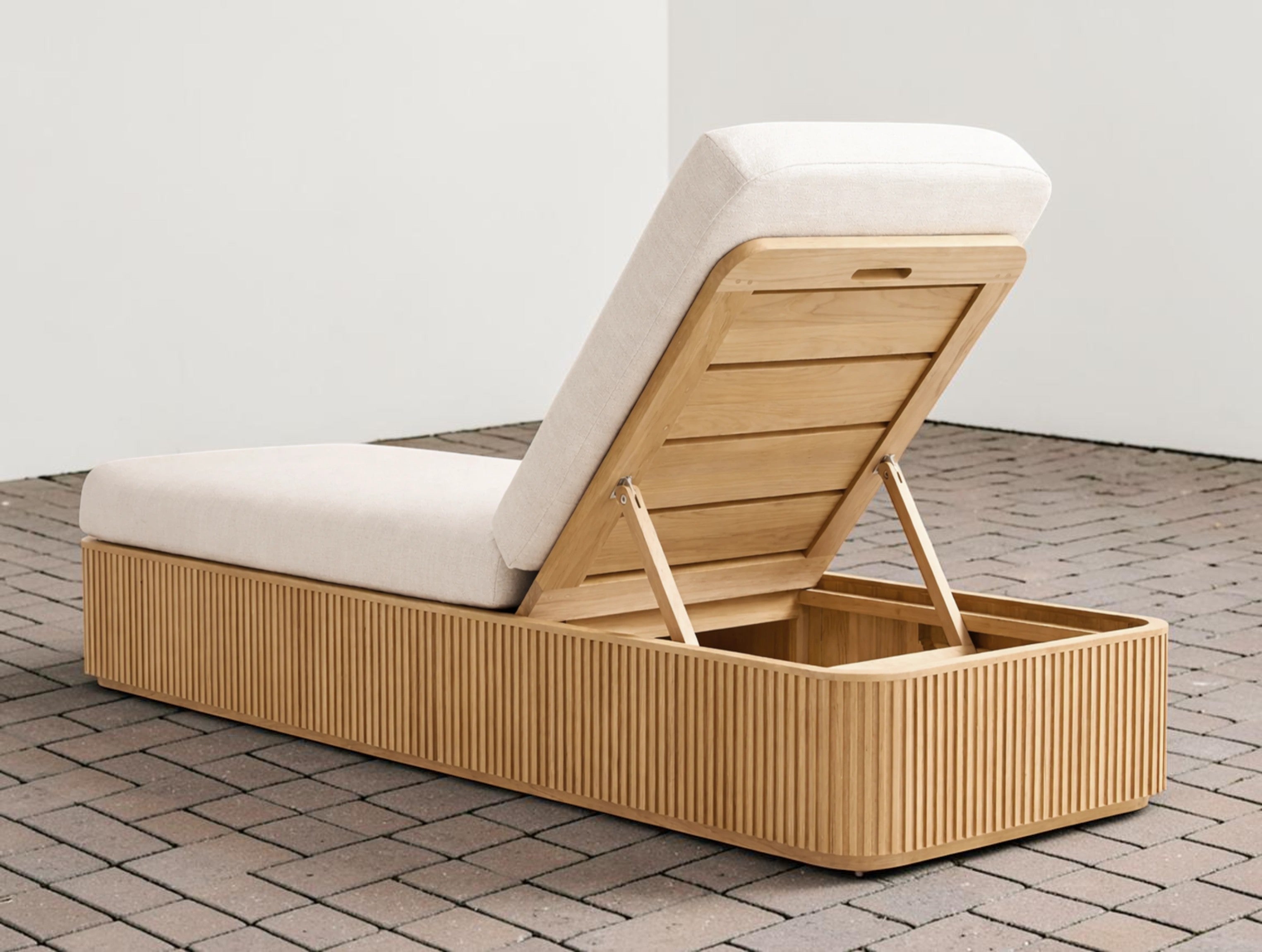 Rolphin Outdoor Teak Chaise