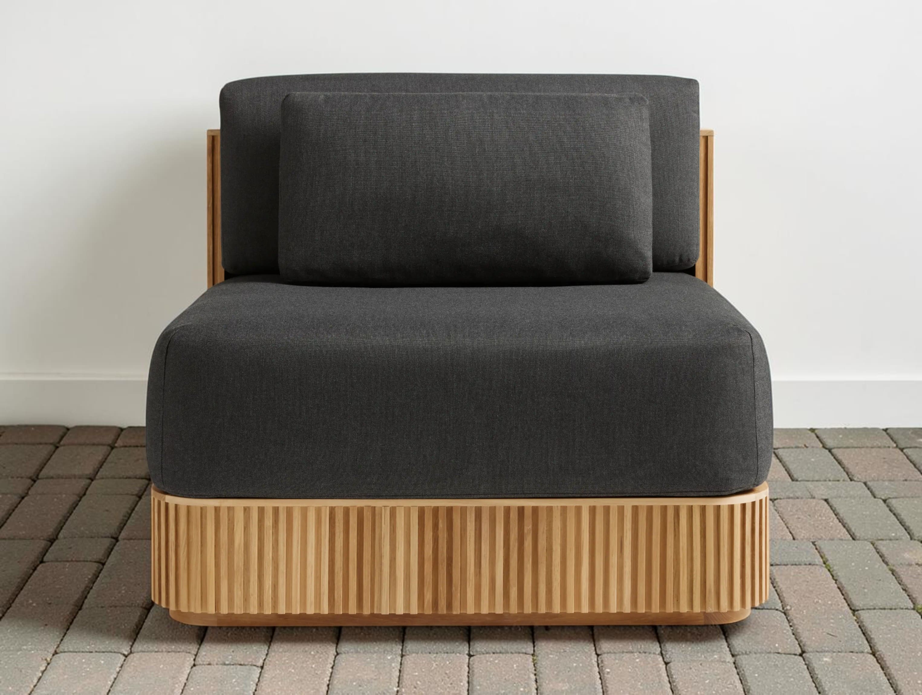 Rolphin Outdoor Teak Lounge Chair